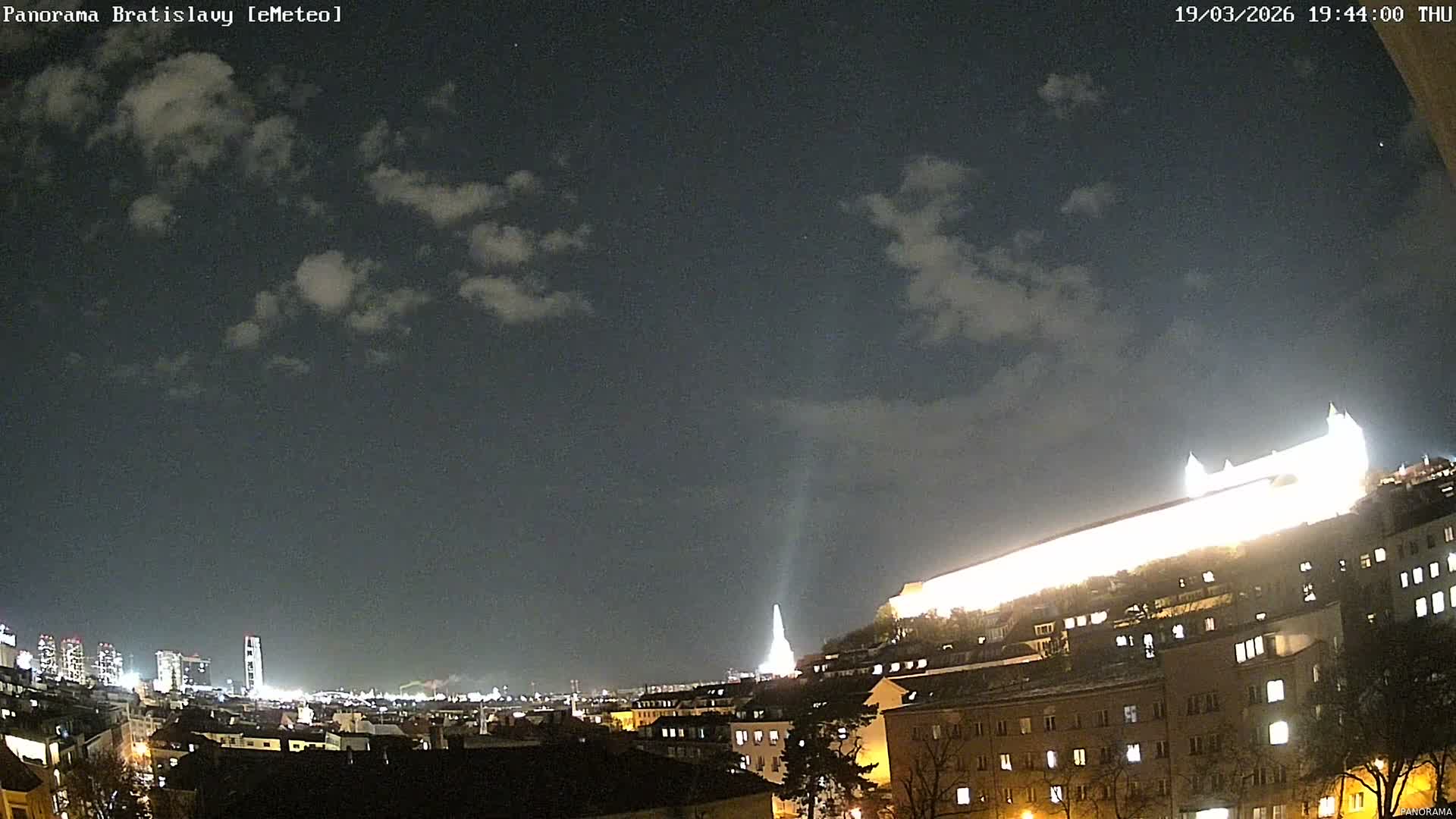 Bratislava City Southeast View Skyline  Live Cam - Stare Mesto, Okres Bratislava I, Bratislava, Slovakia