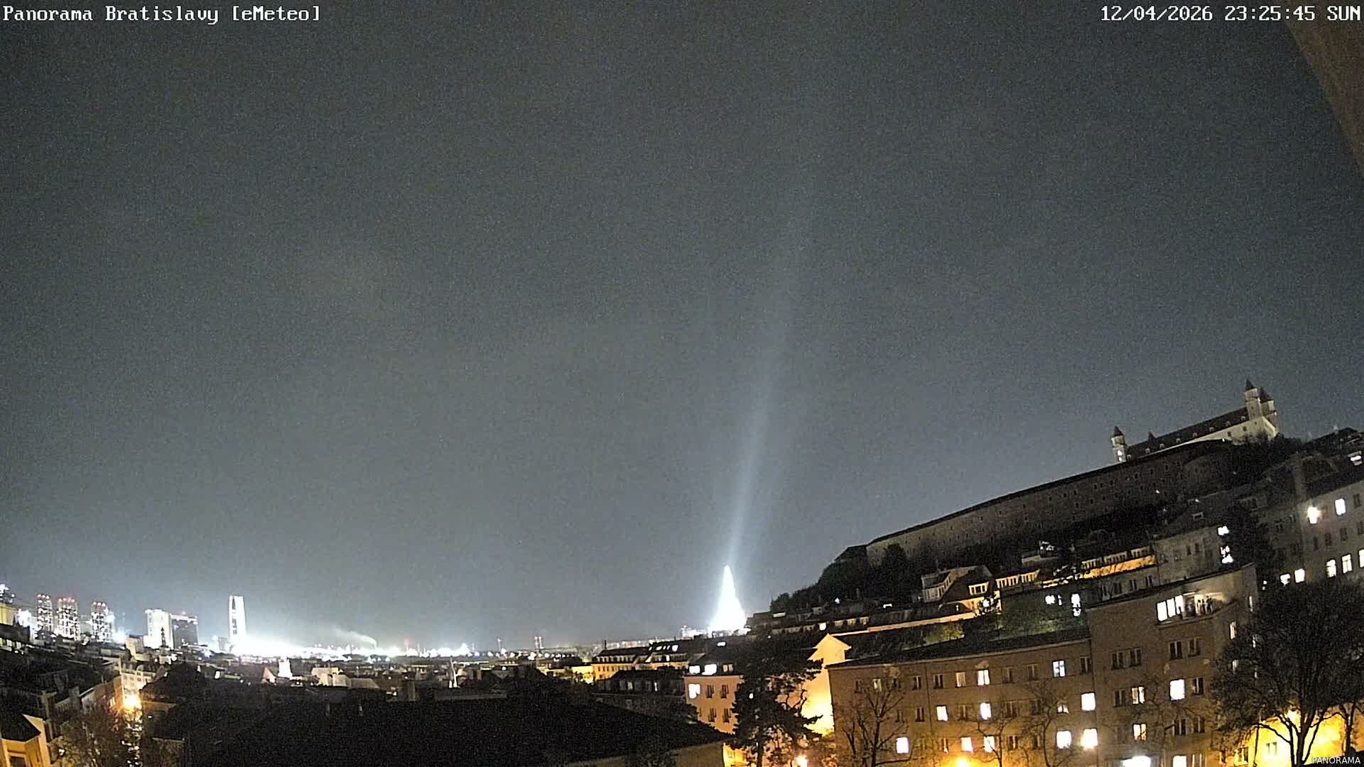 Bratislava City Southeast View Skyline  Live Cam - Stare Mesto, Okres Bratislava I, Bratislava, Slovakia