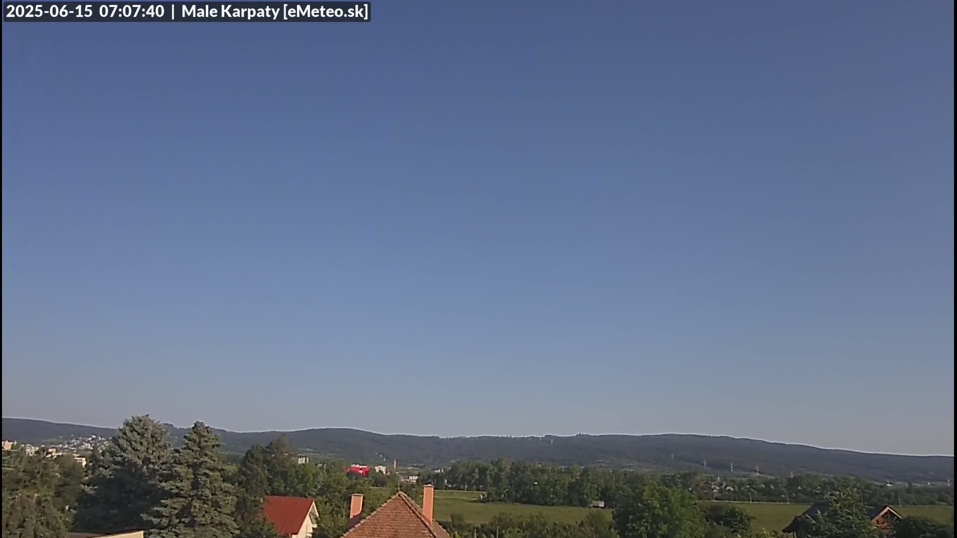 Bratislava , Little Carpathians (Malé Karpaty) View from Vajnory Live Cam -  Vajnory, Bratislava III, Bratislava, Slovakia