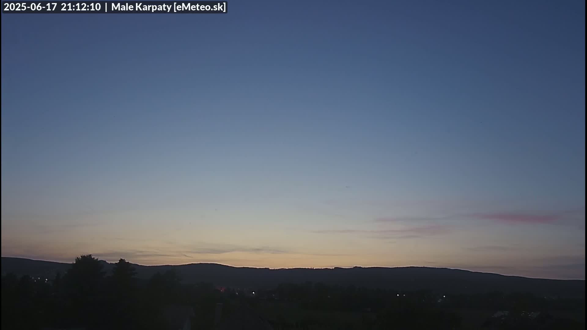 Bratislava , Little Carpathians (Malé Karpaty) View from Vajnory Live Cam -  Vajnory, Bratislava III, Bratislava, Slovakia