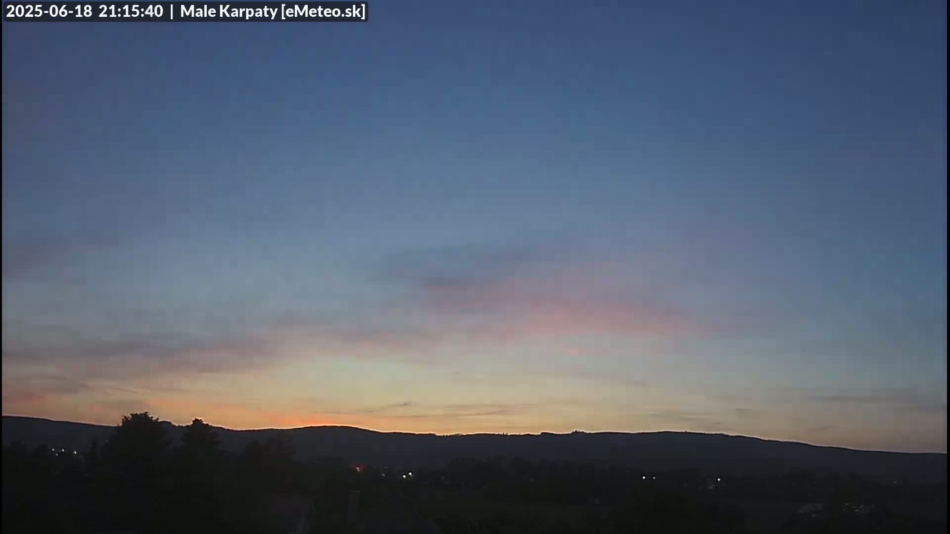 Bratislava , Little Carpathians (Malé Karpaty) View from Vajnory Live Cam -  Vajnory, Bratislava III, Bratislava, Slovakia