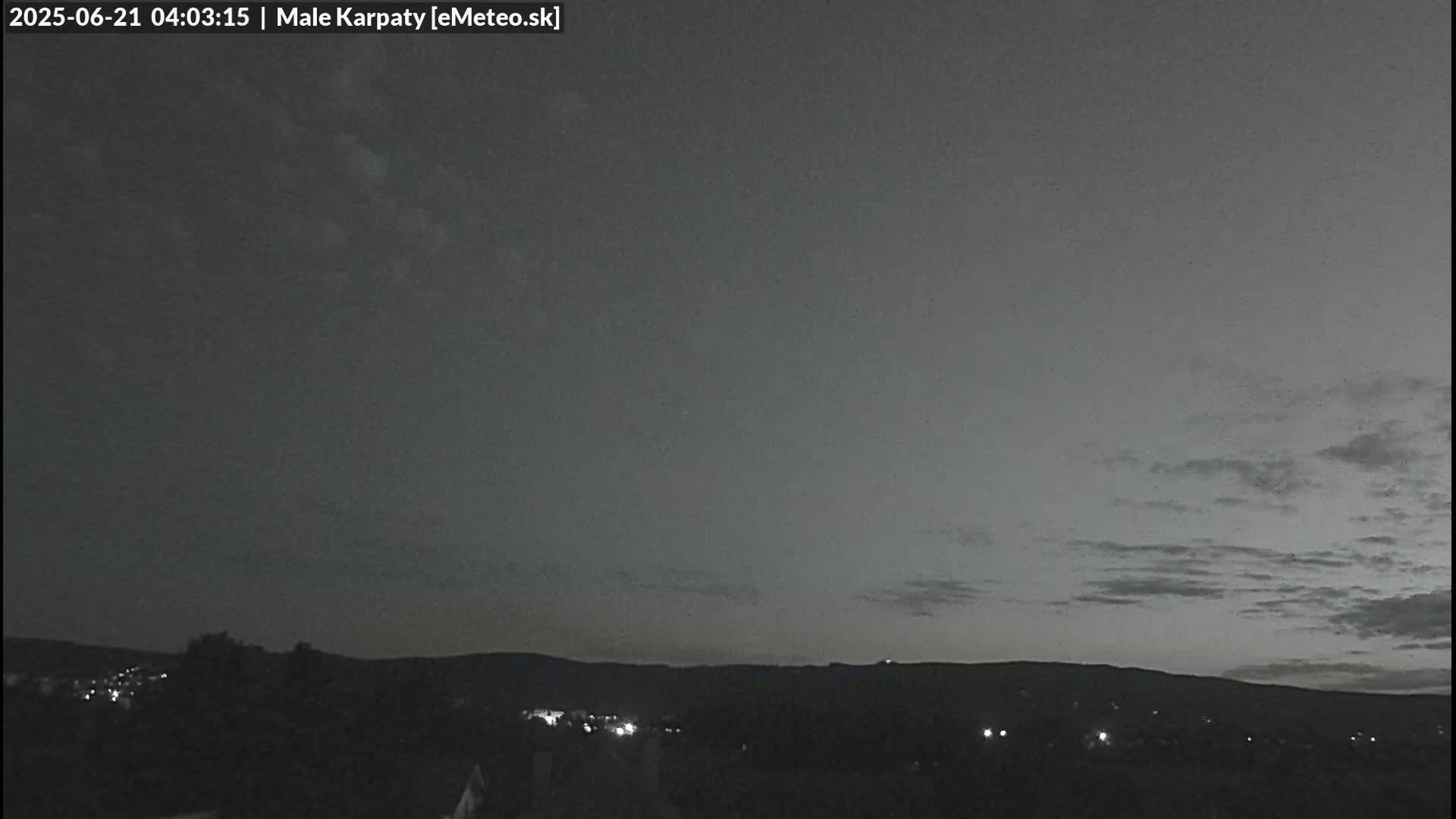 Bratislava , Little Carpathians (Malé Karpaty) View from Vajnory Live Cam -  Vajnory, Bratislava III, Bratislava, Slovakia