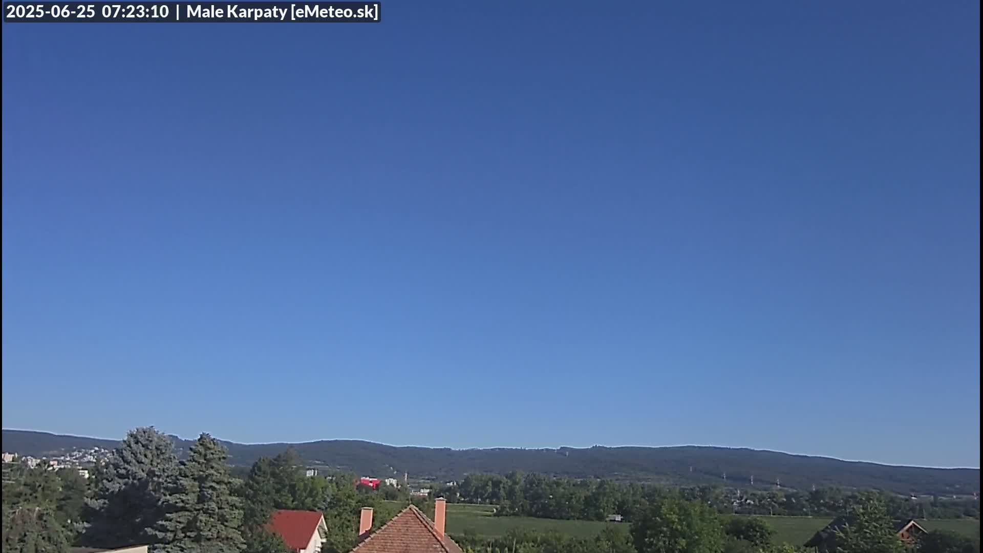 Bratislava , Little Carpathians (Malé Karpaty) View from Vajnory Live Cam -  Vajnory, Bratislava III, Bratislava, Slovakia