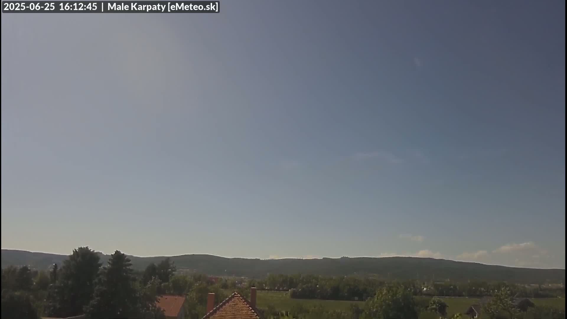 Bratislava , Little Carpathians (Malé Karpaty) View from Vajnory Live Cam -  Vajnory, Bratislava III, Bratislava, Slovakia
