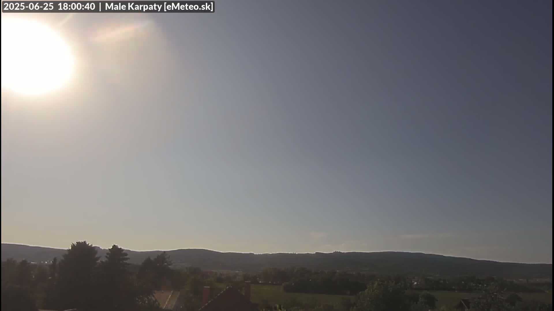 Bratislava , Little Carpathians (Malé Karpaty) View from Vajnory Live Cam -  Vajnory, Bratislava III, Bratislava, Slovakia
