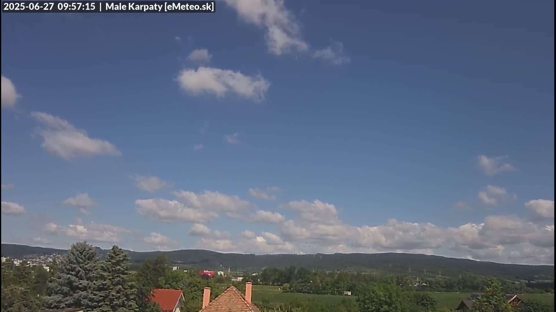 Bratislava , Little Carpathians (Malé Karpaty) View from Vajnory Live Cam -  Vajnory, Bratislava III, Bratislava, Slovakia