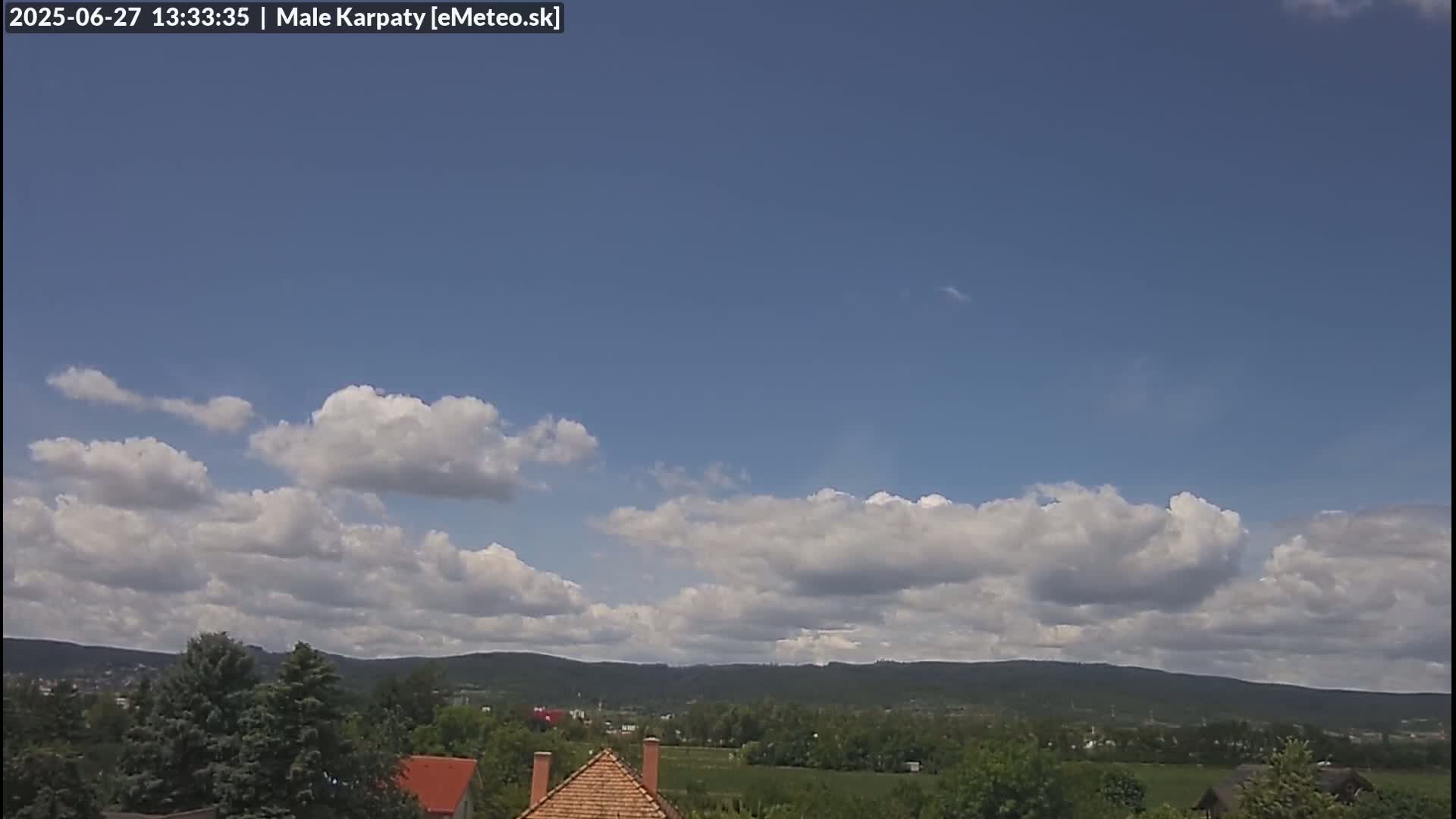 Bratislava , Little Carpathians (Malé Karpaty) View from Vajnory Live Cam -  Vajnory, Bratislava III, Bratislava, Slovakia