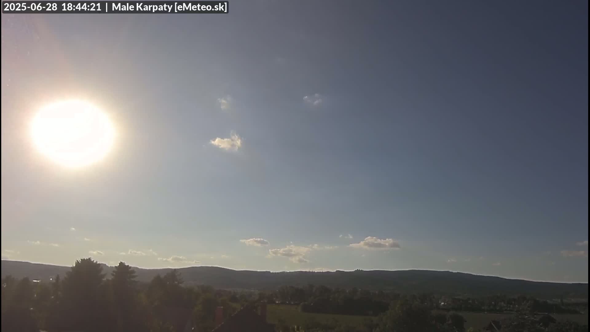 Bratislava , Little Carpathians (Malé Karpaty) View from Vajnory Live Cam -  Vajnory, Bratislava III, Bratislava, Slovakia