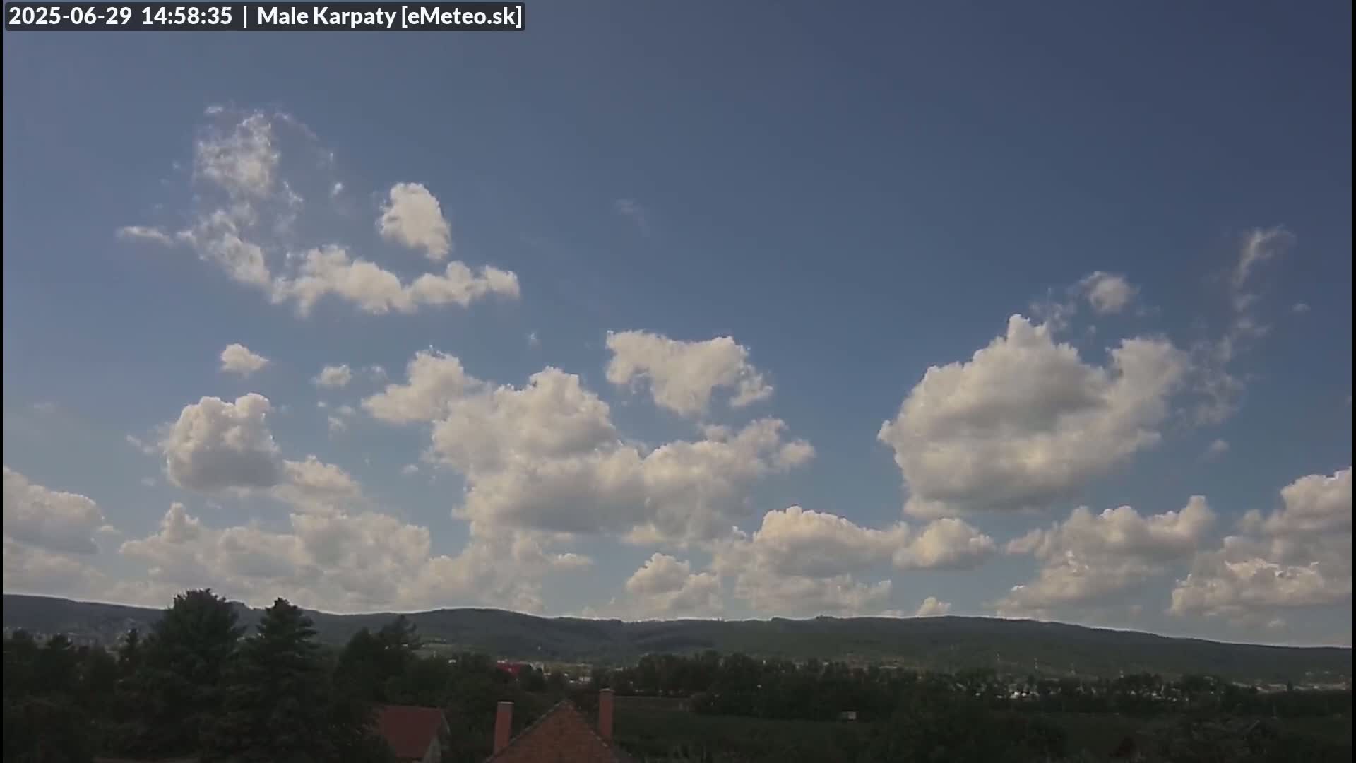 Bratislava , Little Carpathians (Malé Karpaty) View from Vajnory Live Cam -  Vajnory, Bratislava III, Bratislava, Slovakia