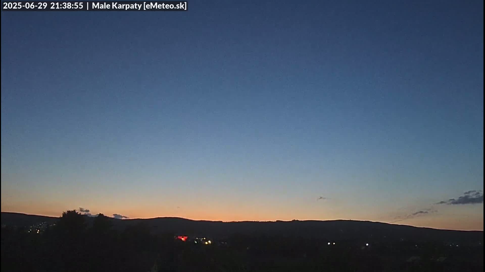Bratislava , Little Carpathians (Malé Karpaty) View from Vajnory Live Cam -  Vajnory, Bratislava III, Bratislava, Slovakia