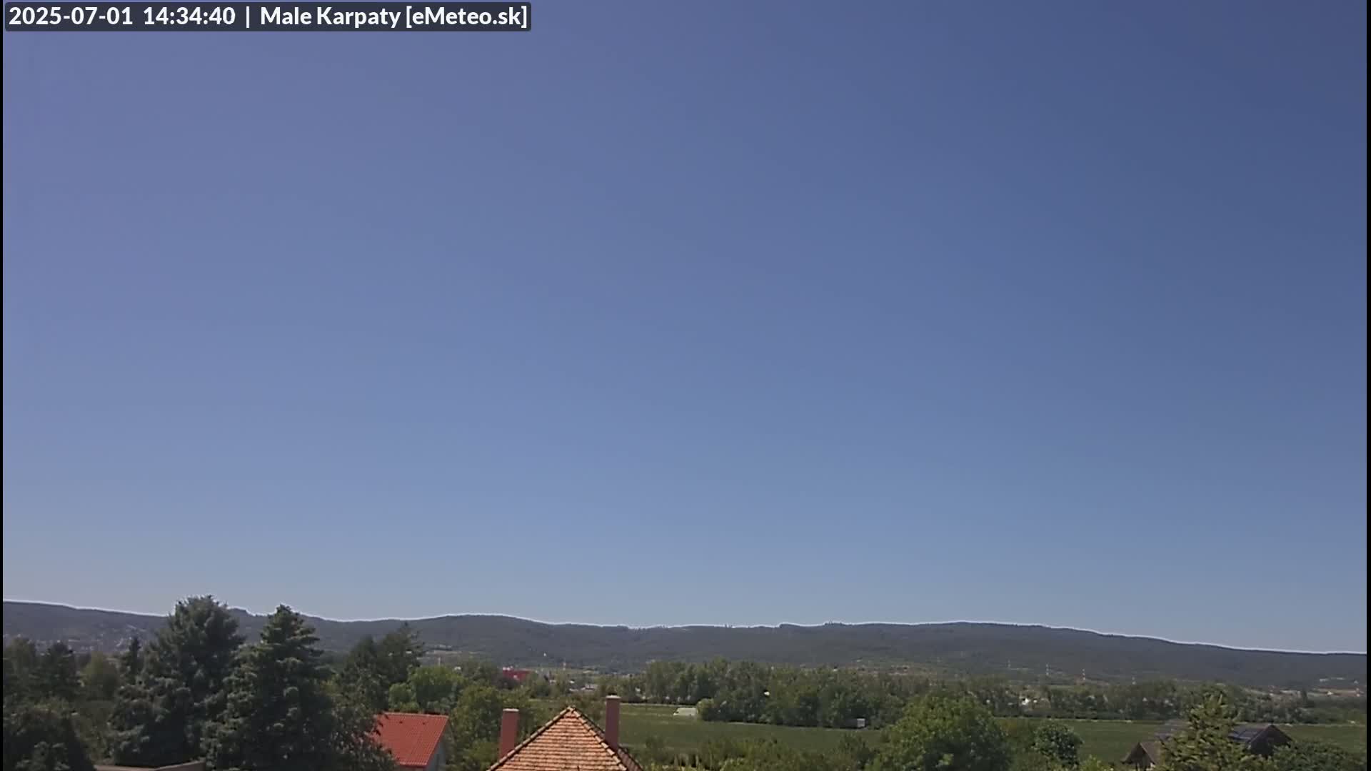Bratislava , Little Carpathians (Malé Karpaty) View from Vajnory Live Cam -  Vajnory, Bratislava III, Bratislava, Slovakia