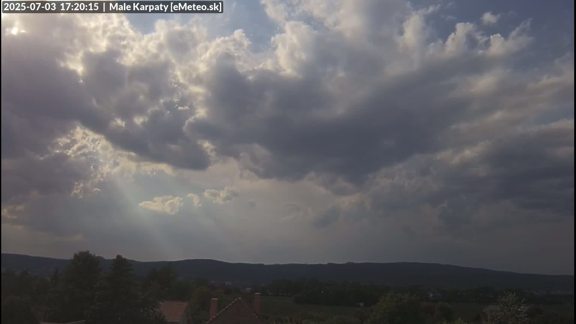 Bratislava , Little Carpathians (Malé Karpaty) View from Vajnory Live Cam -  Vajnory, Bratislava III, Bratislava, Slovakia