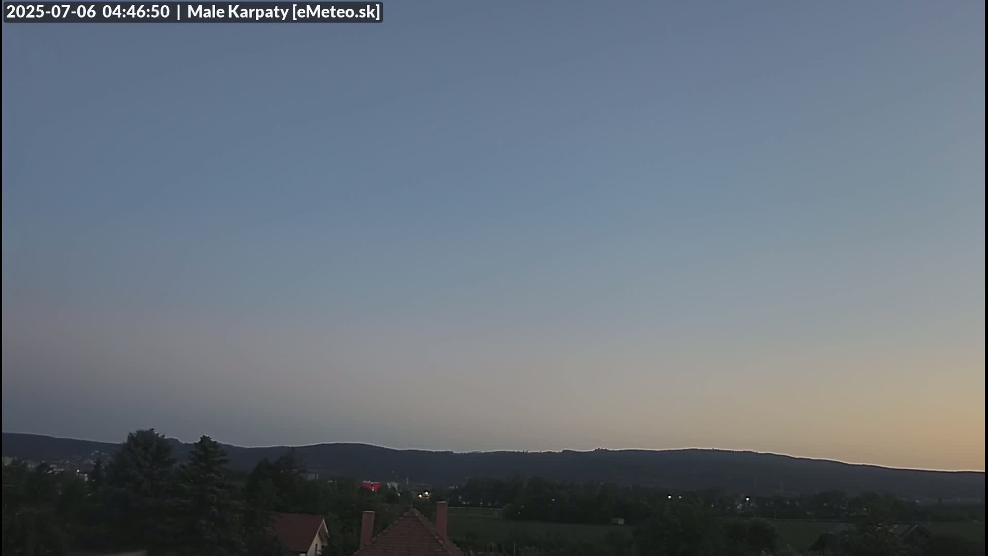 Bratislava , Little Carpathians (Malé Karpaty) View from Vajnory Live Cam -  Vajnory, Bratislava III, Bratislava, Slovakia