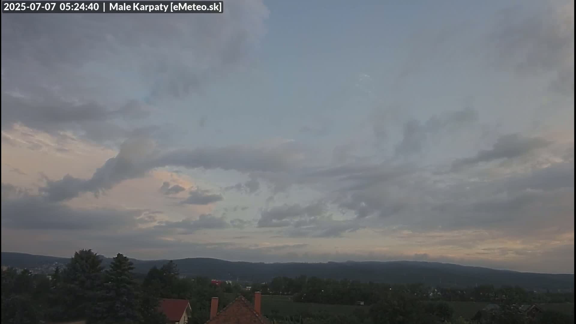 Bratislava , Little Carpathians (Malé Karpaty) View from Vajnory Live Cam -  Vajnory, Bratislava III, Bratislava, Slovakia