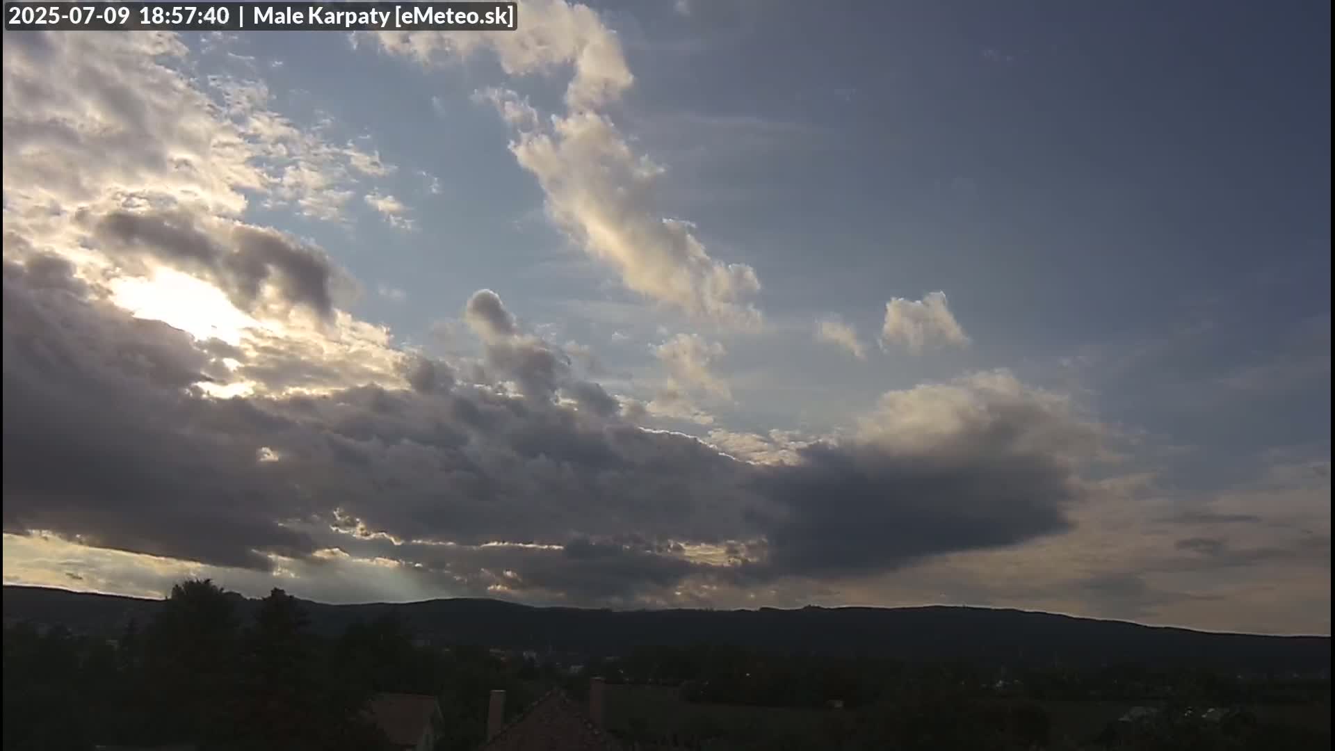 Bratislava , Little Carpathians (Malé Karpaty) View from Vajnory Live Cam -  Vajnory, Bratislava III, Bratislava, Slovakia