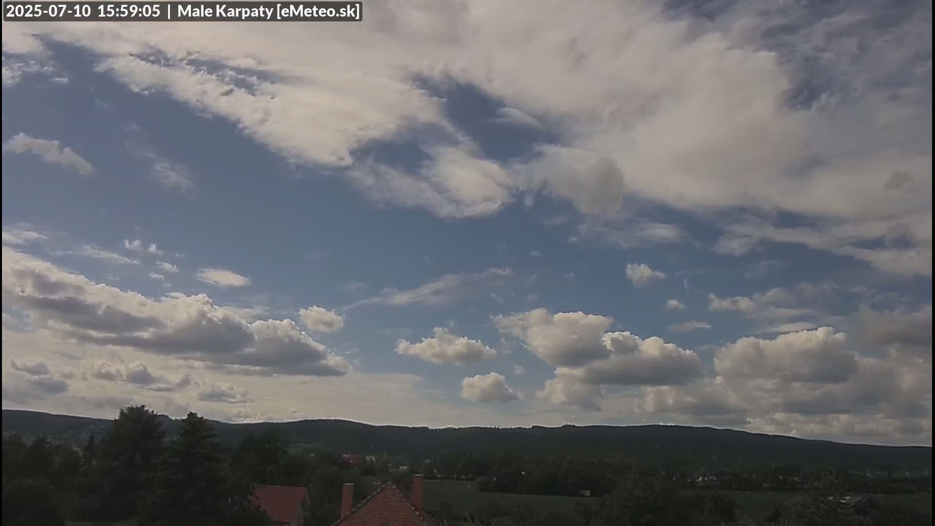 Bratislava , Little Carpathians (Malé Karpaty) View from Vajnory Live Cam -  Vajnory, Bratislava III, Bratislava, Slovakia