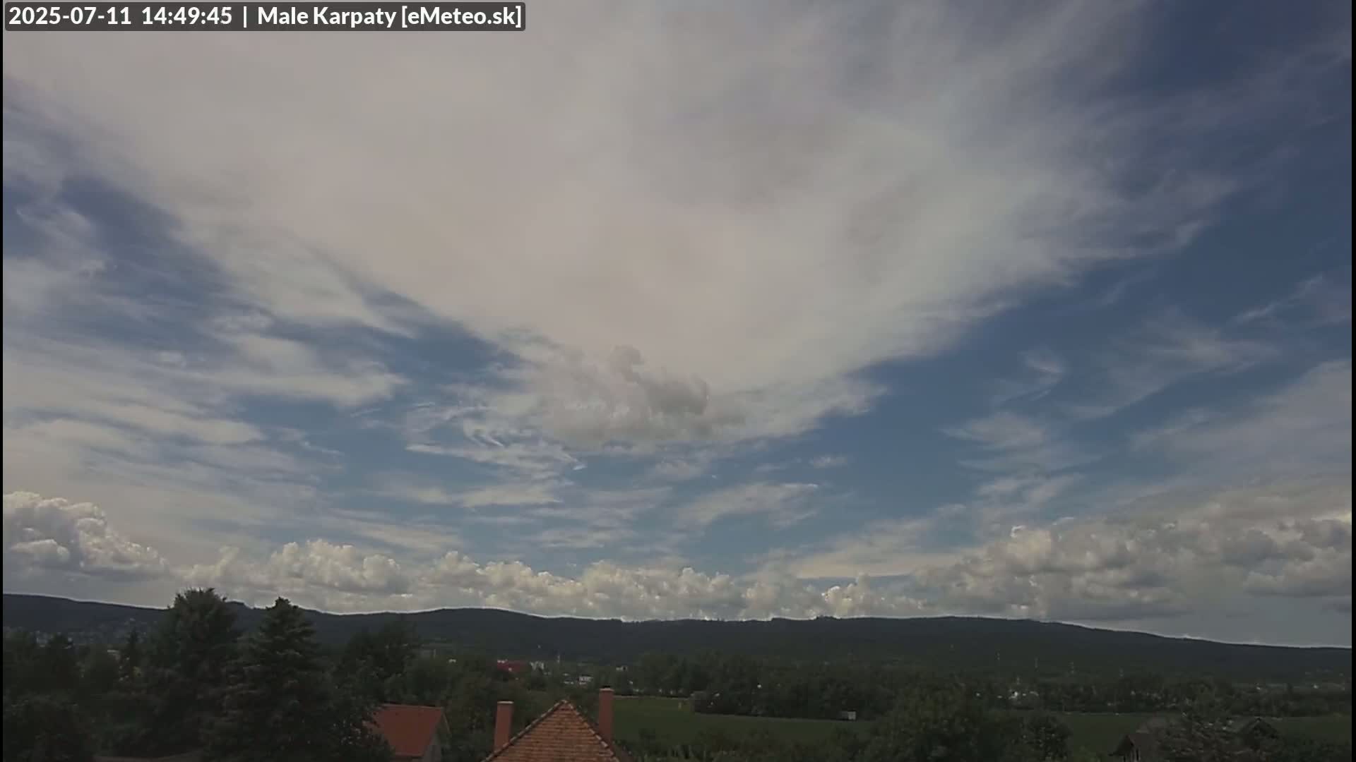 Bratislava , Little Carpathians (Malé Karpaty) View from Vajnory Live Cam -  Vajnory, Bratislava III, Bratislava, Slovakia