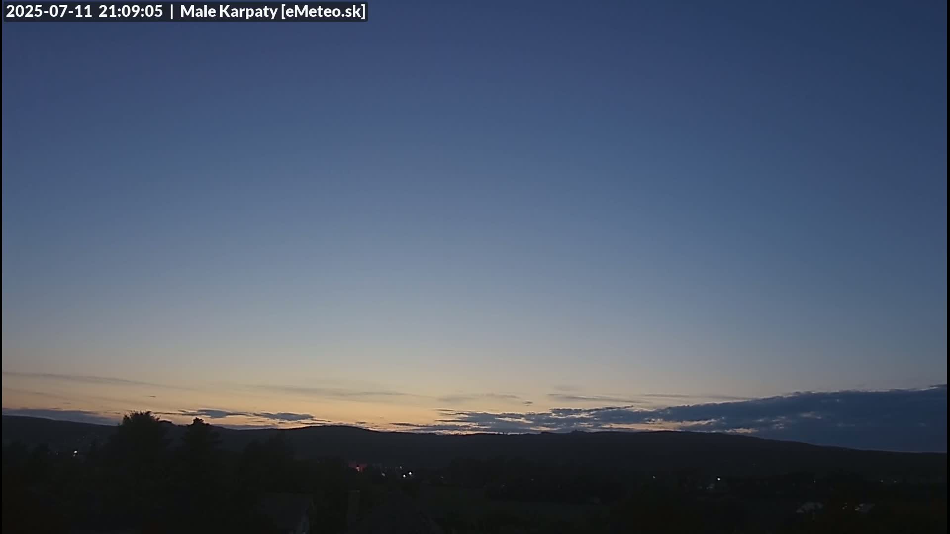 Bratislava , Little Carpathians (Malé Karpaty) View from Vajnory Live Cam -  Vajnory, Bratislava III, Bratislava, Slovakia