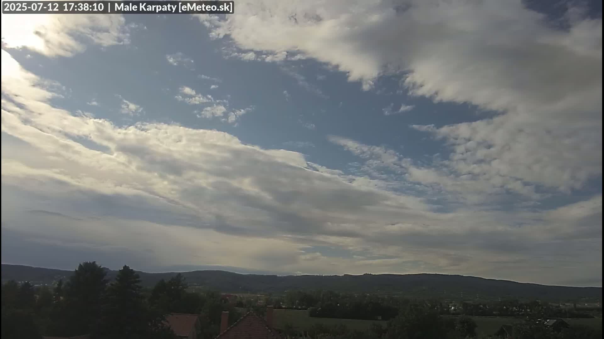 Bratislava , Little Carpathians (Malé Karpaty) View from Vajnory Live Cam -  Vajnory, Bratislava III, Bratislava, Slovakia