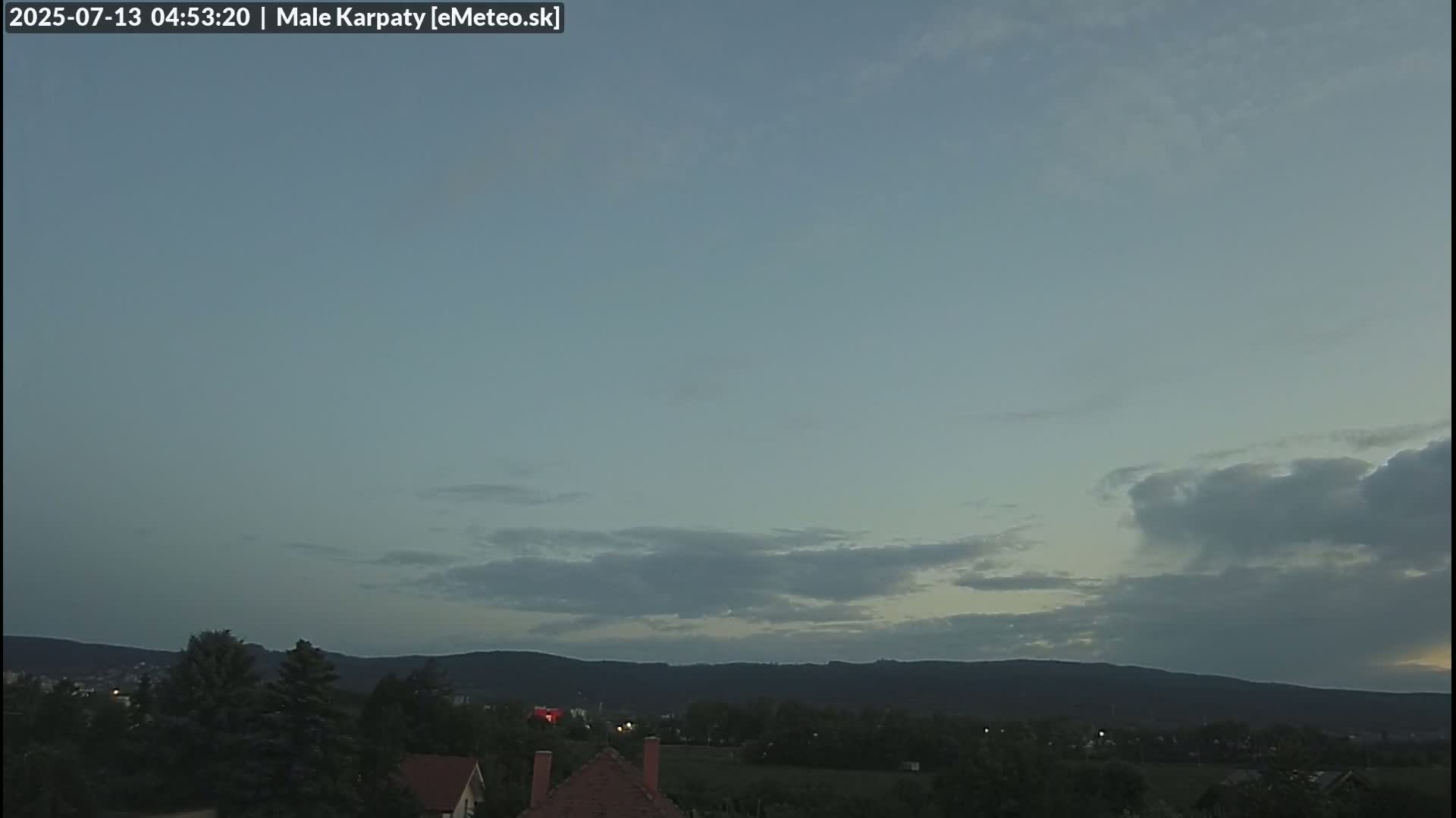 Bratislava , Little Carpathians (Malé Karpaty) View from Vajnory Live Cam -  Vajnory, Bratislava III, Bratislava, Slovakia
