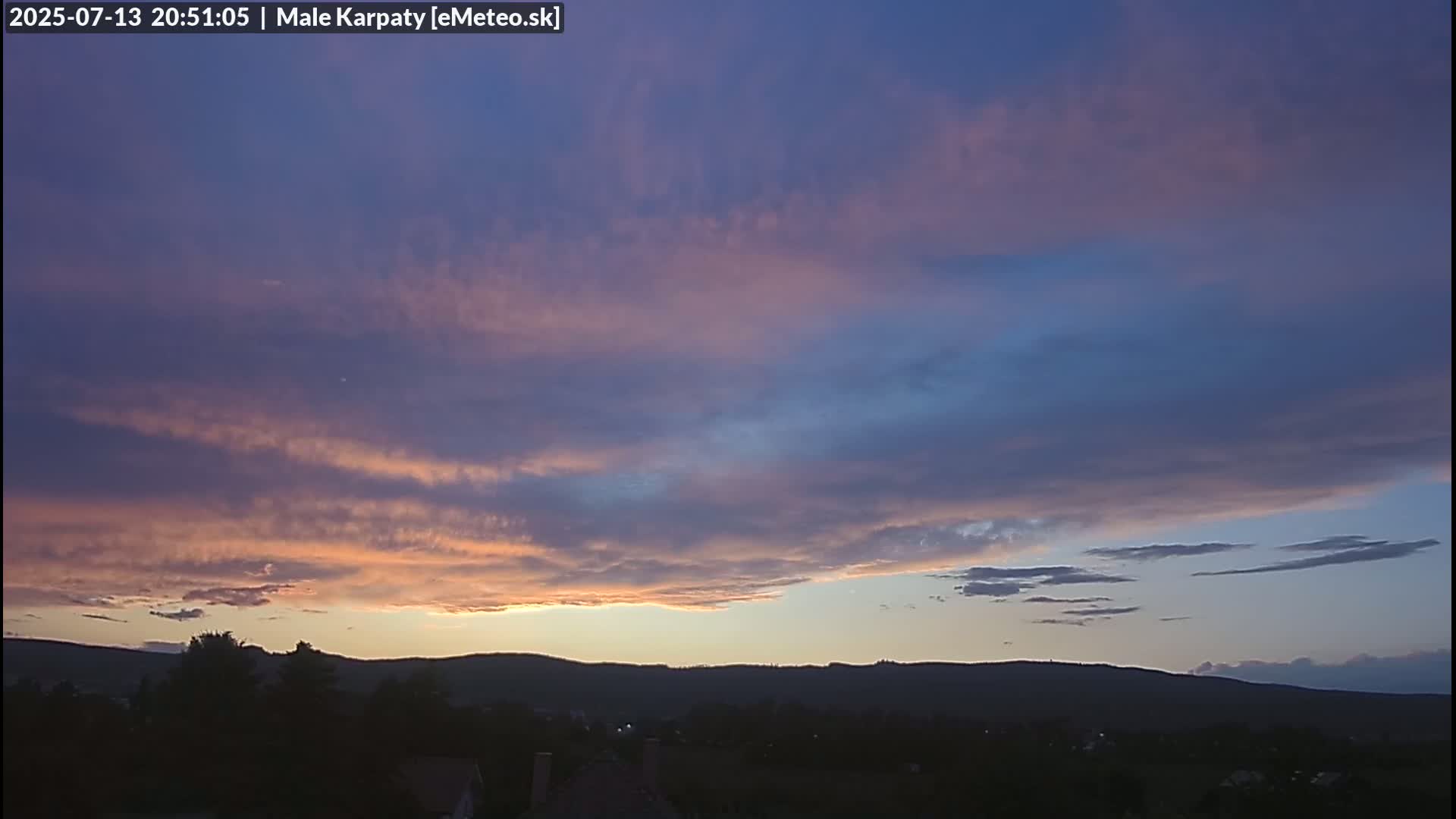 Bratislava , Little Carpathians (Malé Karpaty) View from Vajnory Live Cam -  Vajnory, Bratislava III, Bratislava, Slovakia