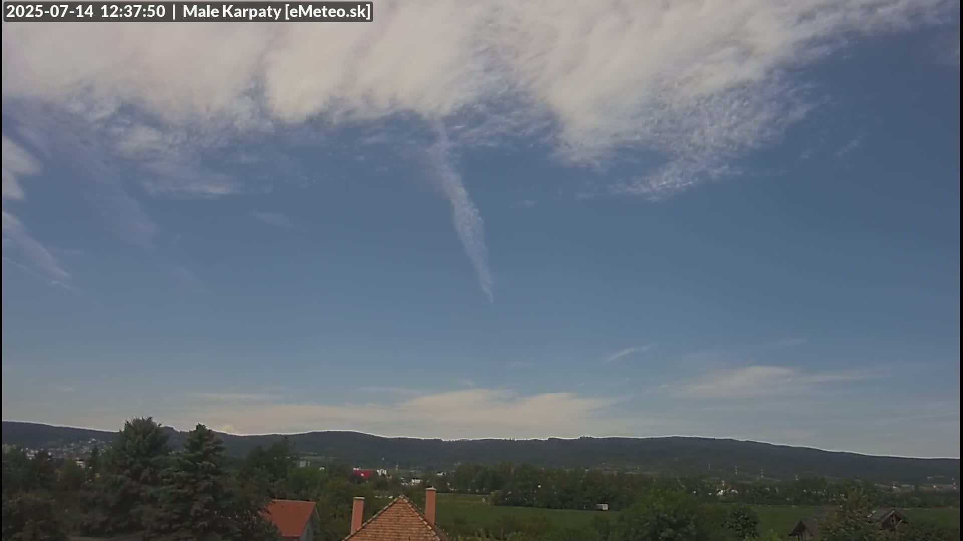 Bratislava , Little Carpathians (Malé Karpaty) View from Vajnory Live Cam -  Vajnory, Bratislava III, Bratislava, Slovakia