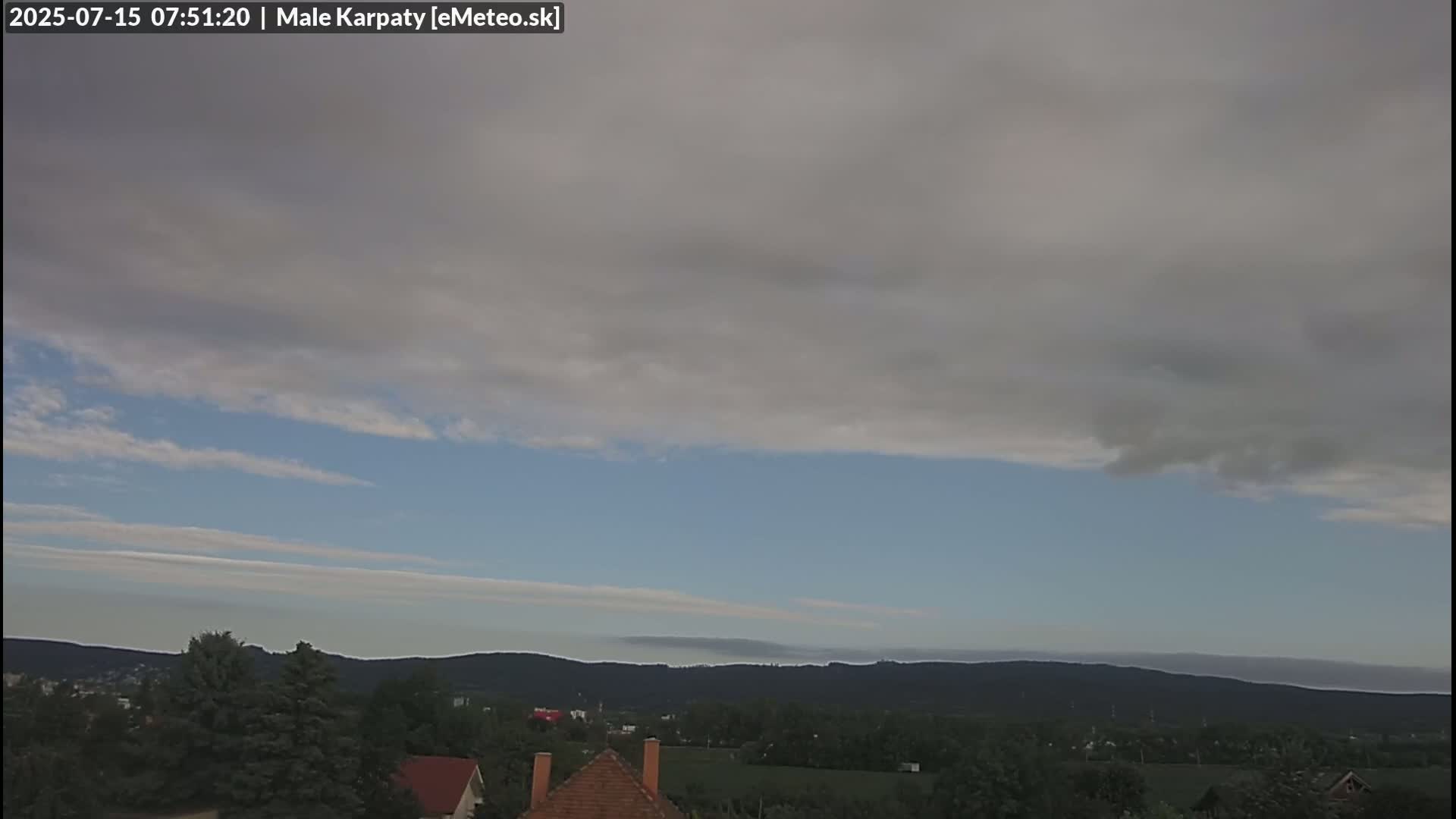 Bratislava , Little Carpathians (Malé Karpaty) View from Vajnory Live Cam -  Vajnory, Bratislava III, Bratislava, Slovakia