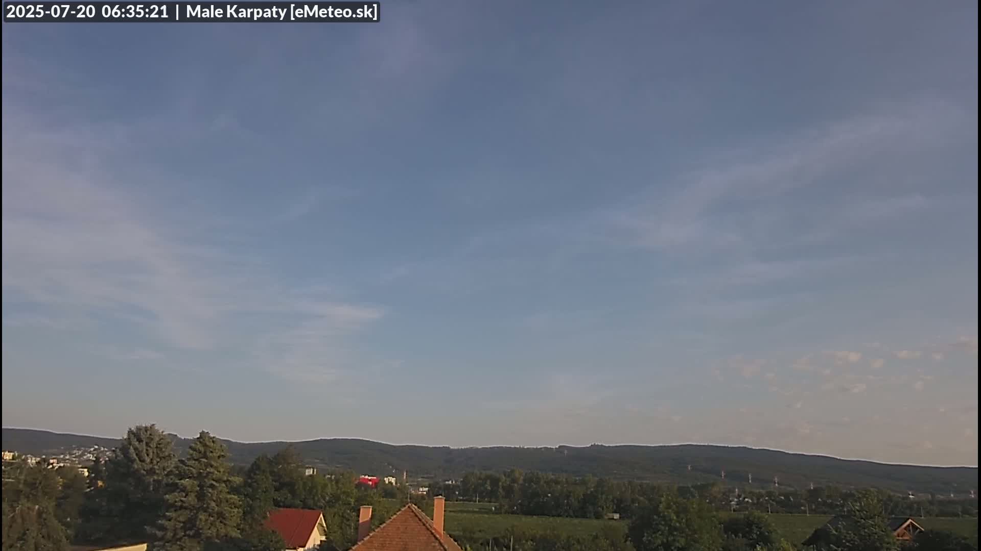 Bratislava , Little Carpathians (Malé Karpaty) View from Vajnory Live Cam -  Vajnory, Bratislava III, Bratislava, Slovakia