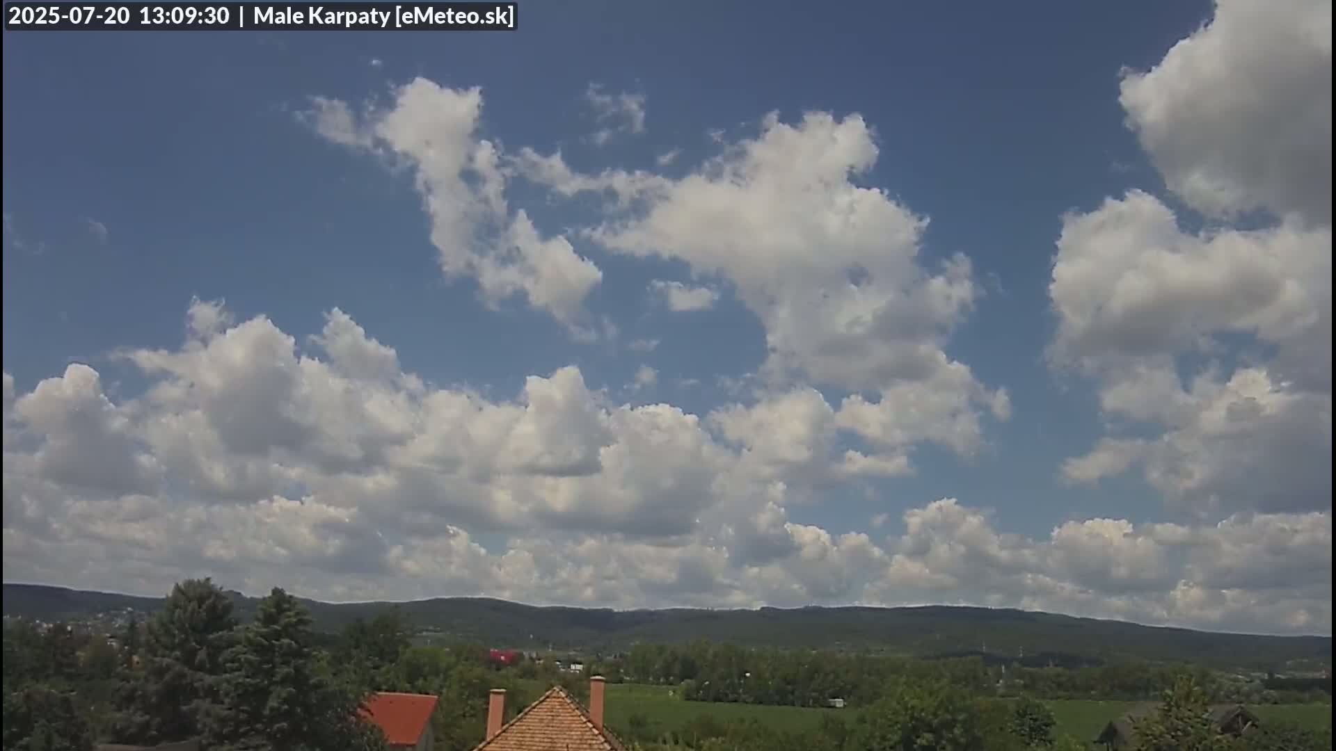 Bratislava , Little Carpathians (Malé Karpaty) View from Vajnory Live Cam -  Vajnory, Bratislava III, Bratislava, Slovakia