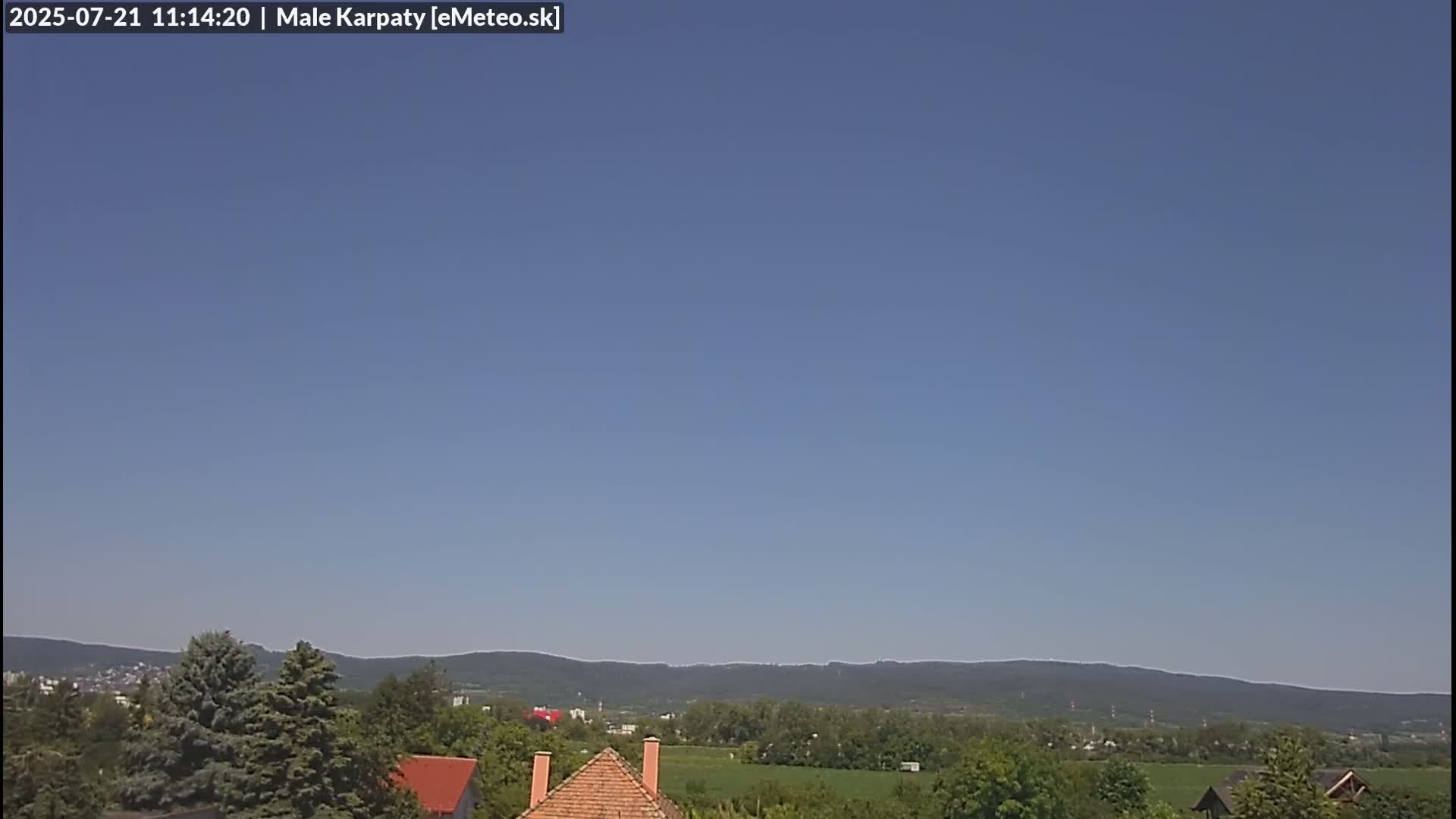 Bratislava , Little Carpathians (Malé Karpaty) View from Vajnory Live Cam -  Vajnory, Bratislava III, Bratislava, Slovakia