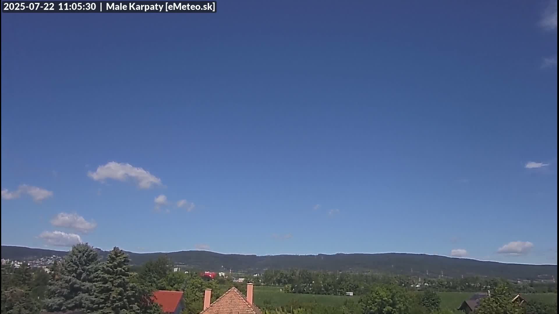 Bratislava , Little Carpathians (Malé Karpaty) View from Vajnory Live Cam -  Vajnory, Bratislava III, Bratislava, Slovakia