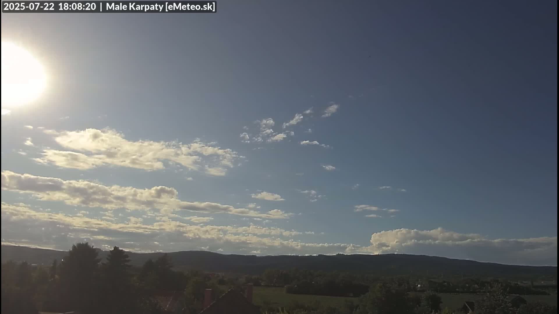 Bratislava , Little Carpathians (Malé Karpaty) View from Vajnory Live Cam -  Vajnory, Bratislava III, Bratislava, Slovakia