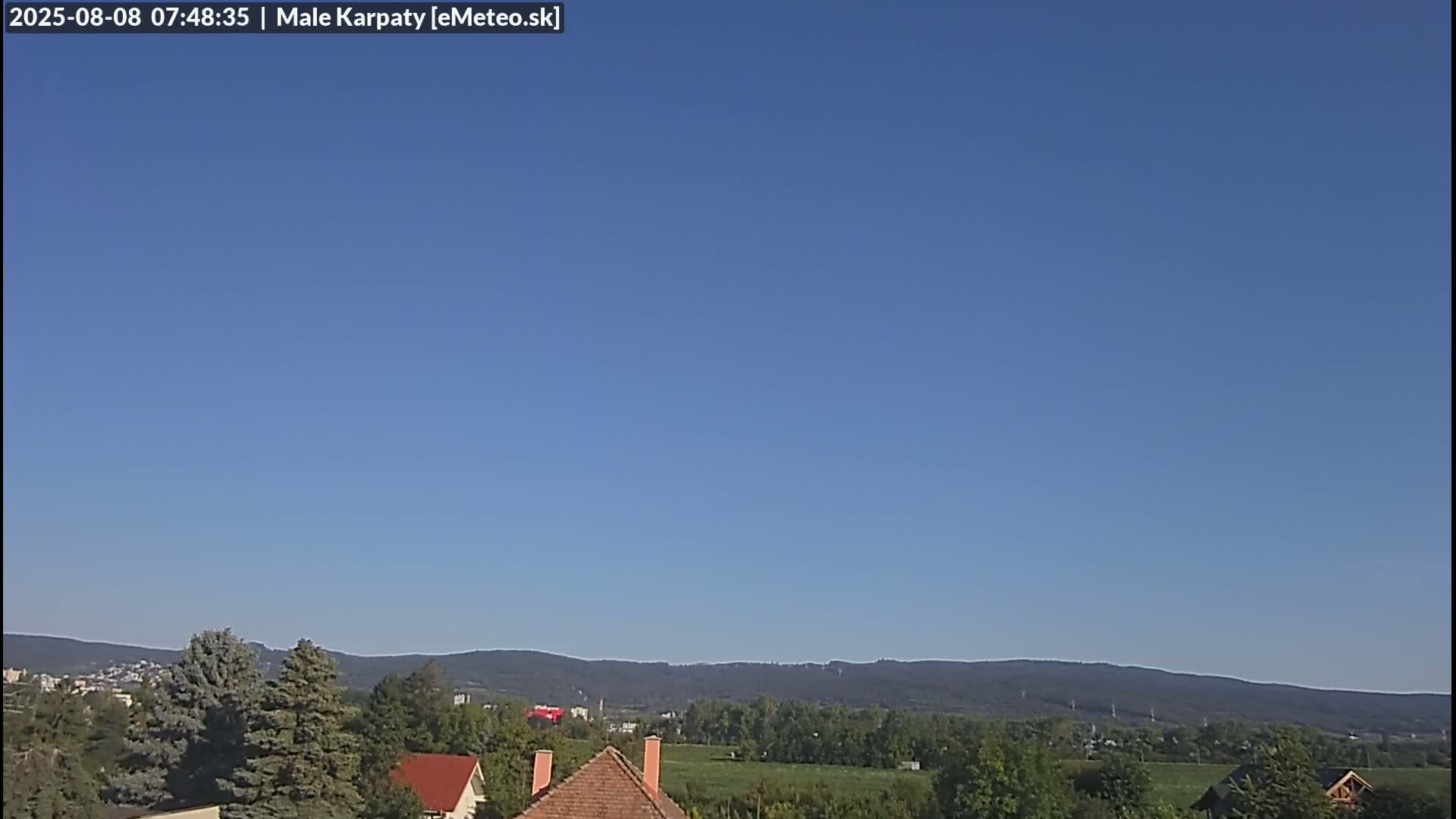 Bratislava , Little Carpathians (Malé Karpaty) View from Vajnory Live Cam -  Vajnory, Bratislava III, Bratislava, Slovakia