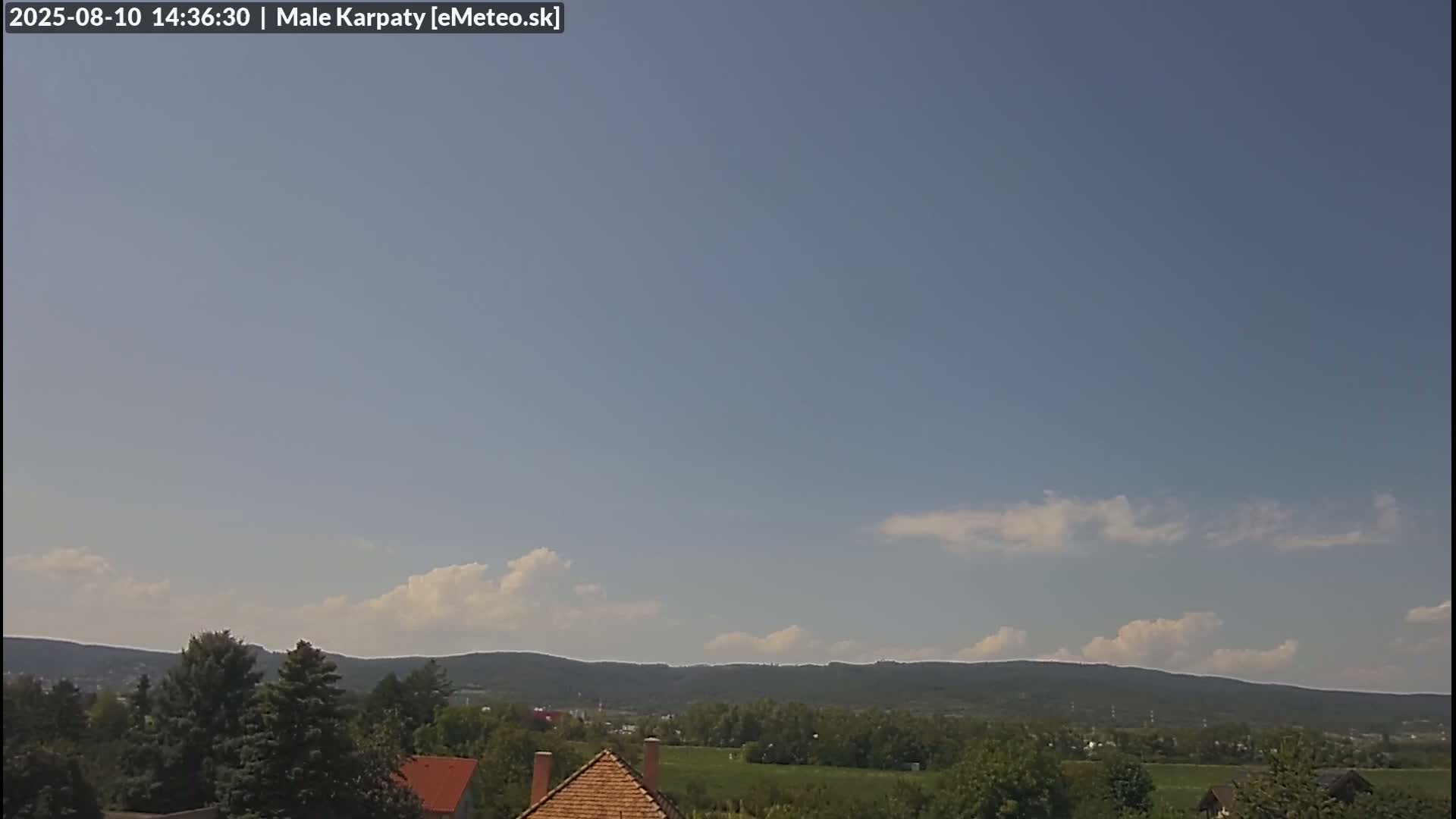 Bratislava , Little Carpathians (Malé Karpaty) View from Vajnory Live Cam -  Vajnory, Bratislava III, Bratislava, Slovakia