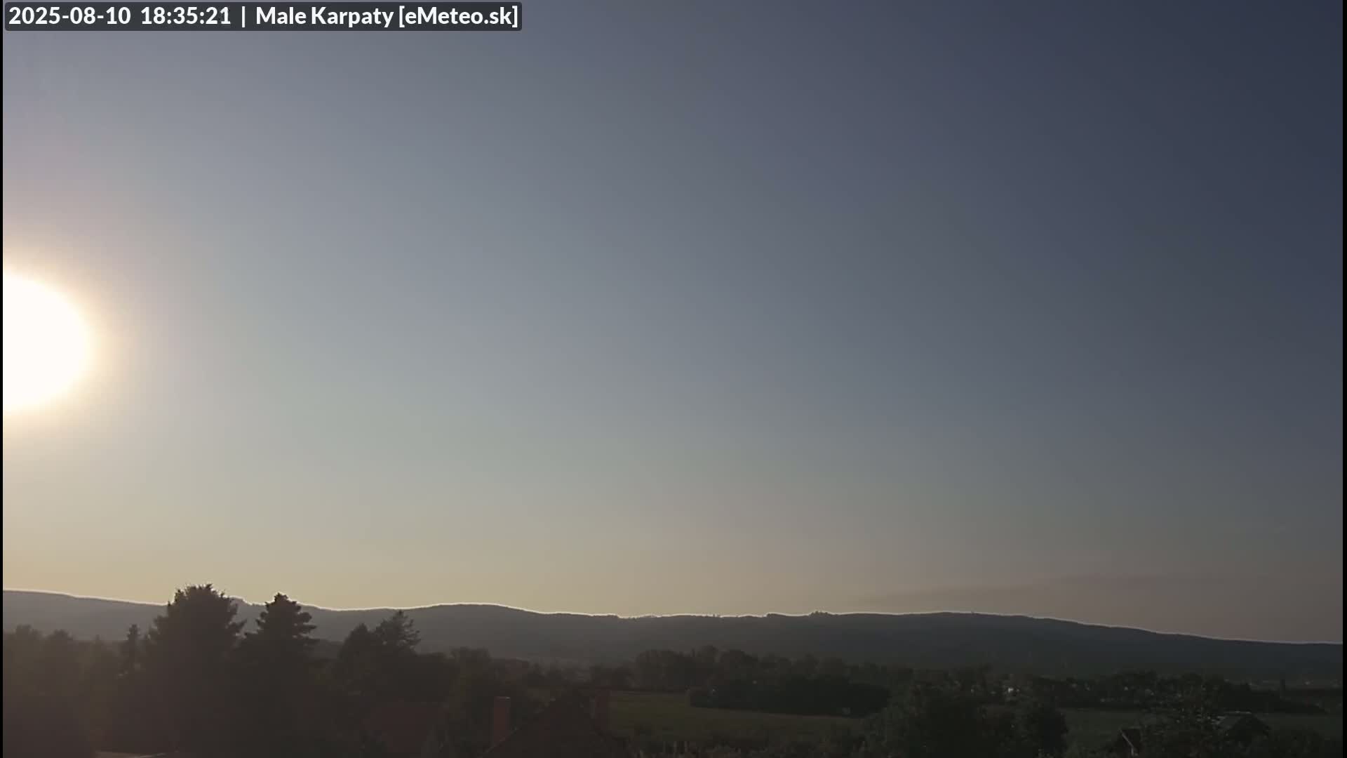 Bratislava , Little Carpathians (Malé Karpaty) View from Vajnory Live Cam -  Vajnory, Bratislava III, Bratislava, Slovakia