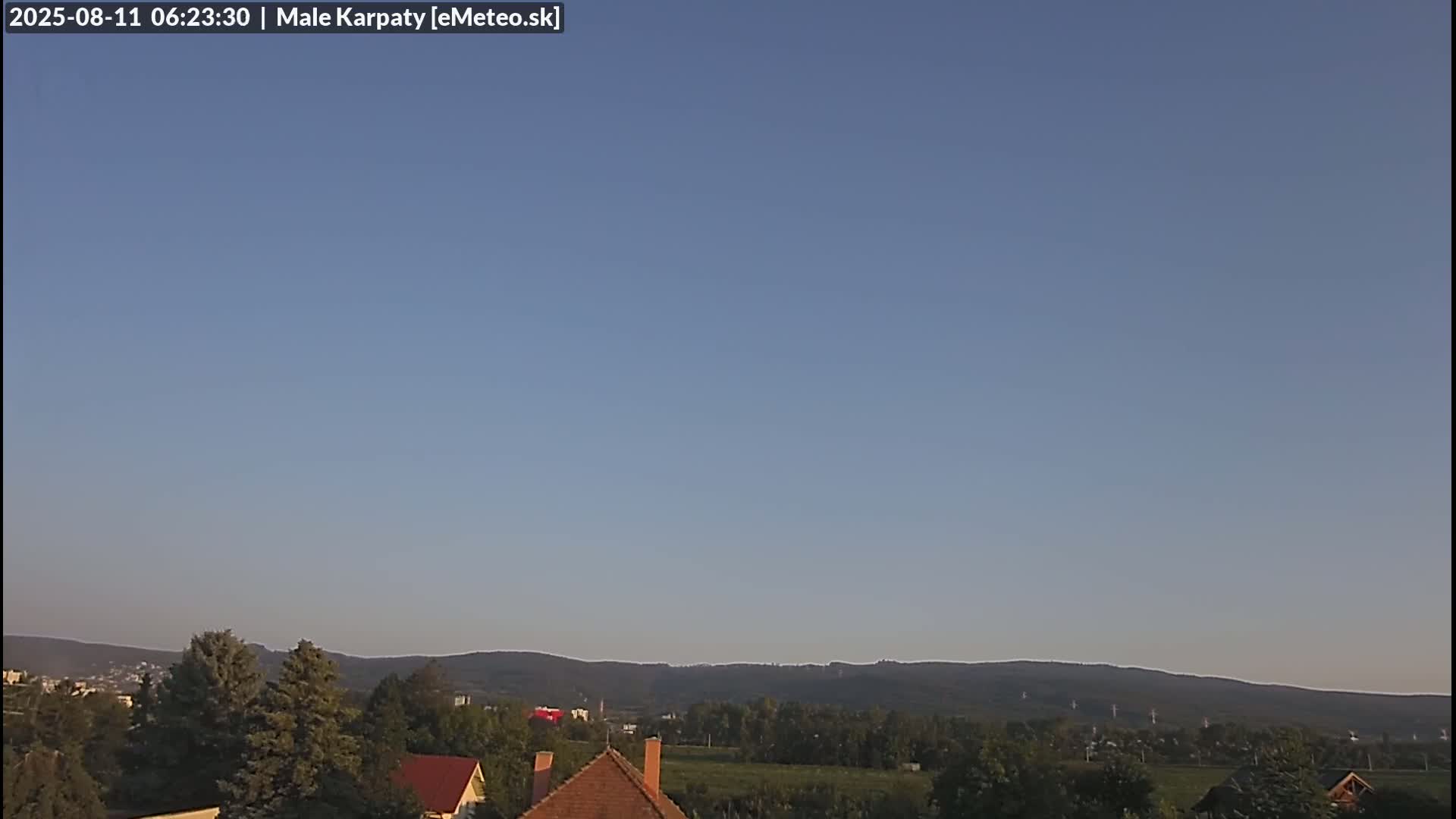Bratislava , Little Carpathians (Malé Karpaty) View from Vajnory Live Cam -  Vajnory, Bratislava III, Bratislava, Slovakia