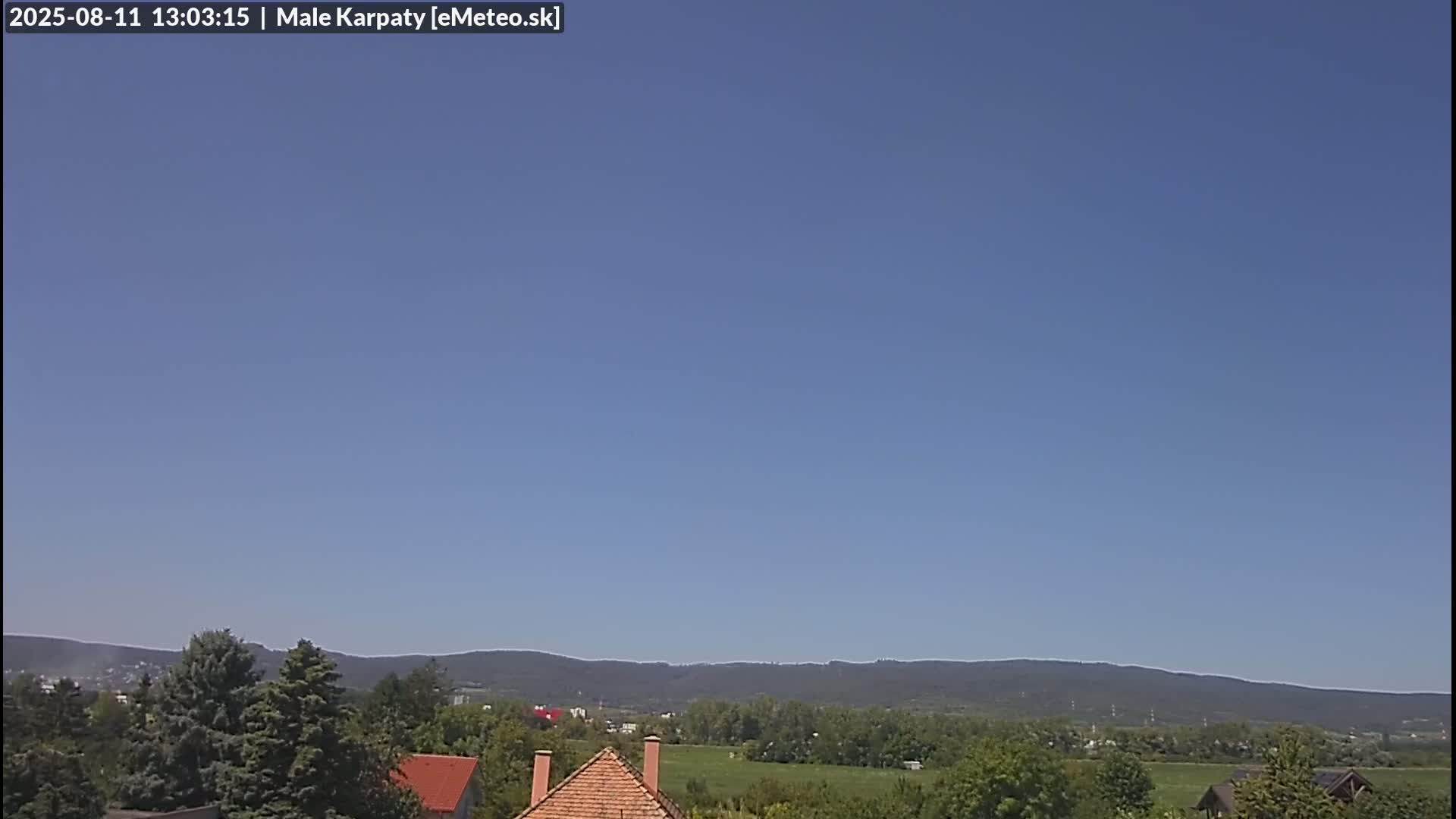 Bratislava , Little Carpathians (Malé Karpaty) View from Vajnory Live Cam -  Vajnory, Bratislava III, Bratislava, Slovakia
