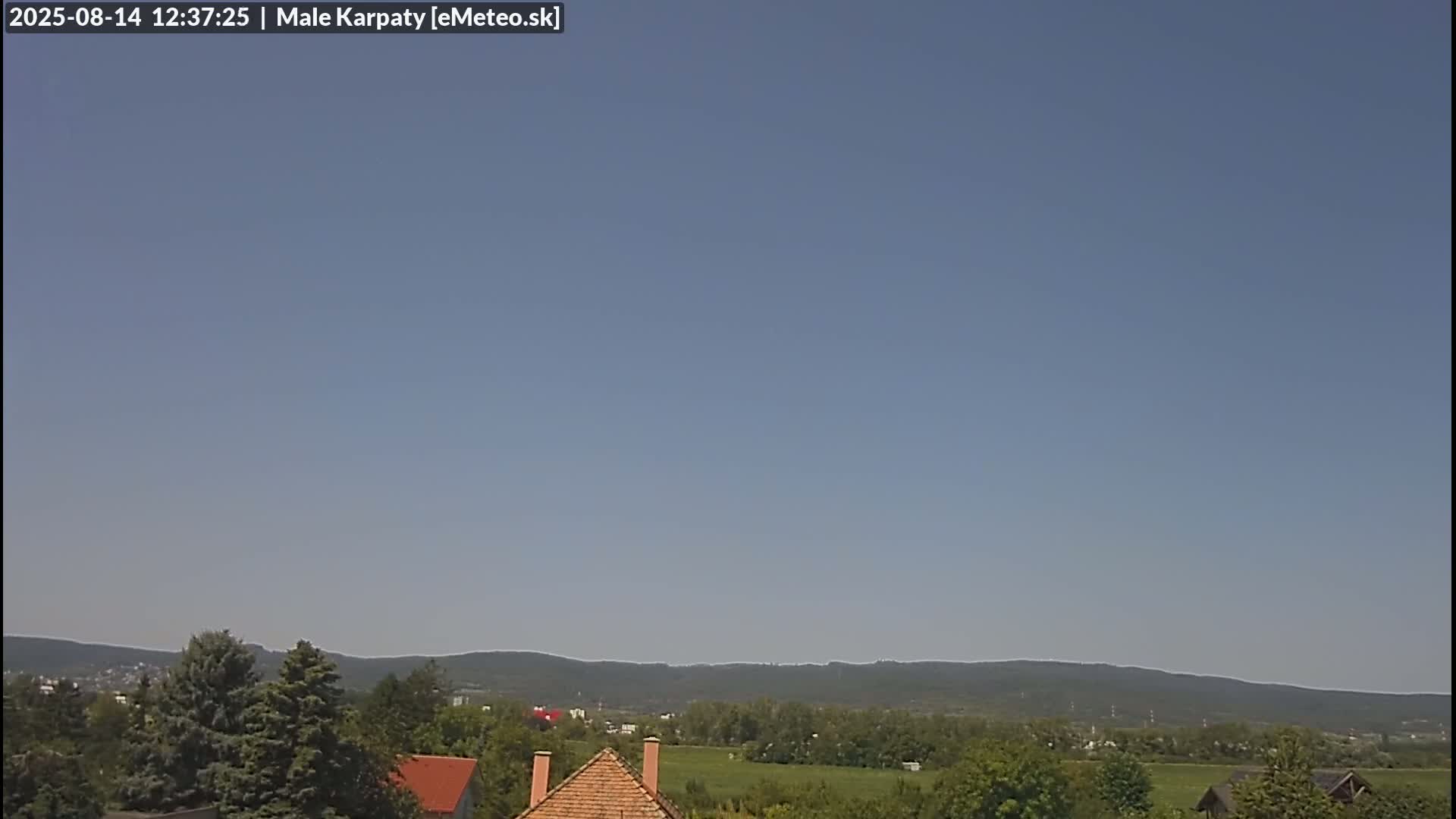 Bratislava , Little Carpathians (Malé Karpaty) View from Vajnory Live Cam -  Vajnory, Bratislava III, Bratislava, Slovakia