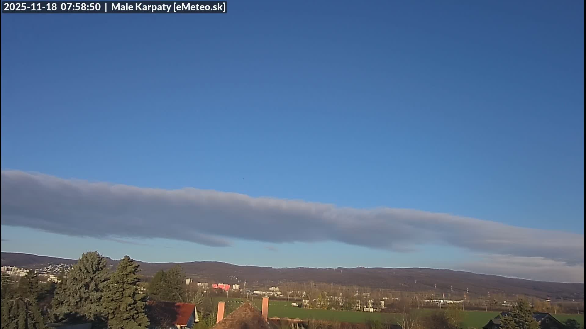 Bratislava , Little Carpathians (Malé Karpaty) View from Vajnory Live Cam -  Vajnory, Bratislava III, Bratislava, Slovakia