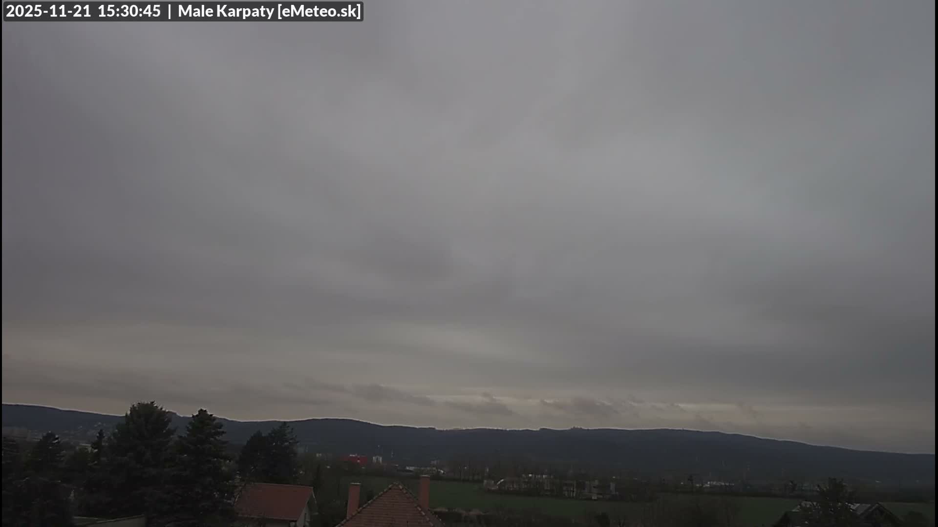 Bratislava , Little Carpathians (Malé Karpaty) View from Vajnory Live Cam -  Vajnory, Bratislava III, Bratislava, Slovakia