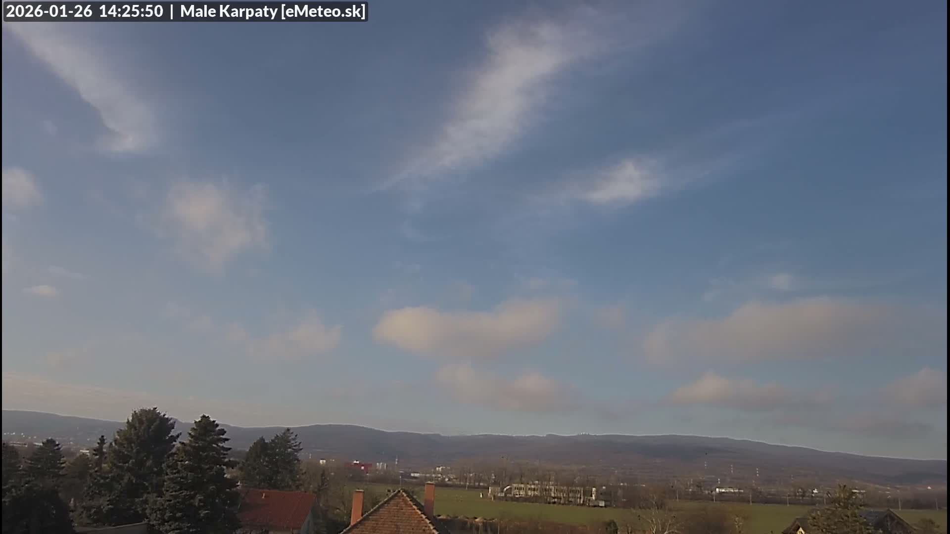 Bratislava , Little Carpathians (Malé Karpaty) View from Vajnory Live Cam -  Vajnory, Bratislava III, Bratislava, Slovakia