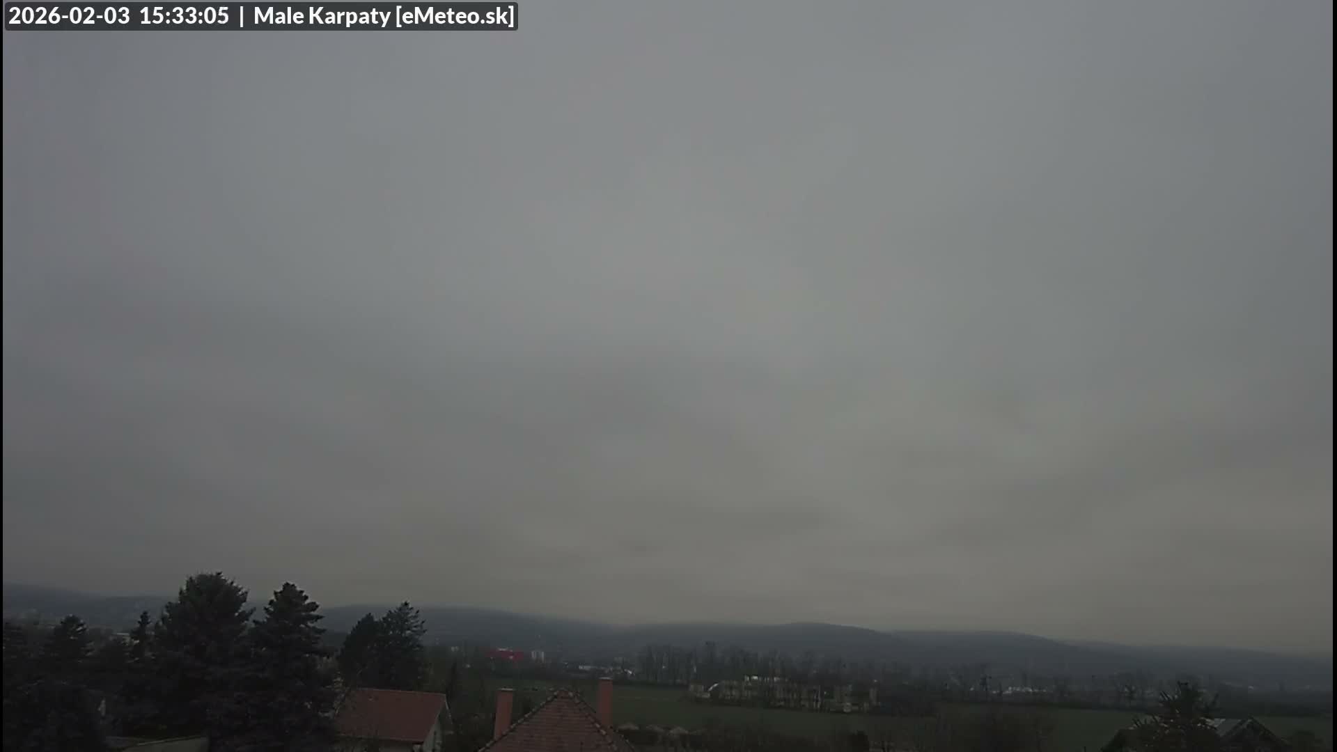Bratislava , Little Carpathians (Malé Karpaty) View from Vajnory Live Cam -  Vajnory, Bratislava III, Bratislava, Slovakia