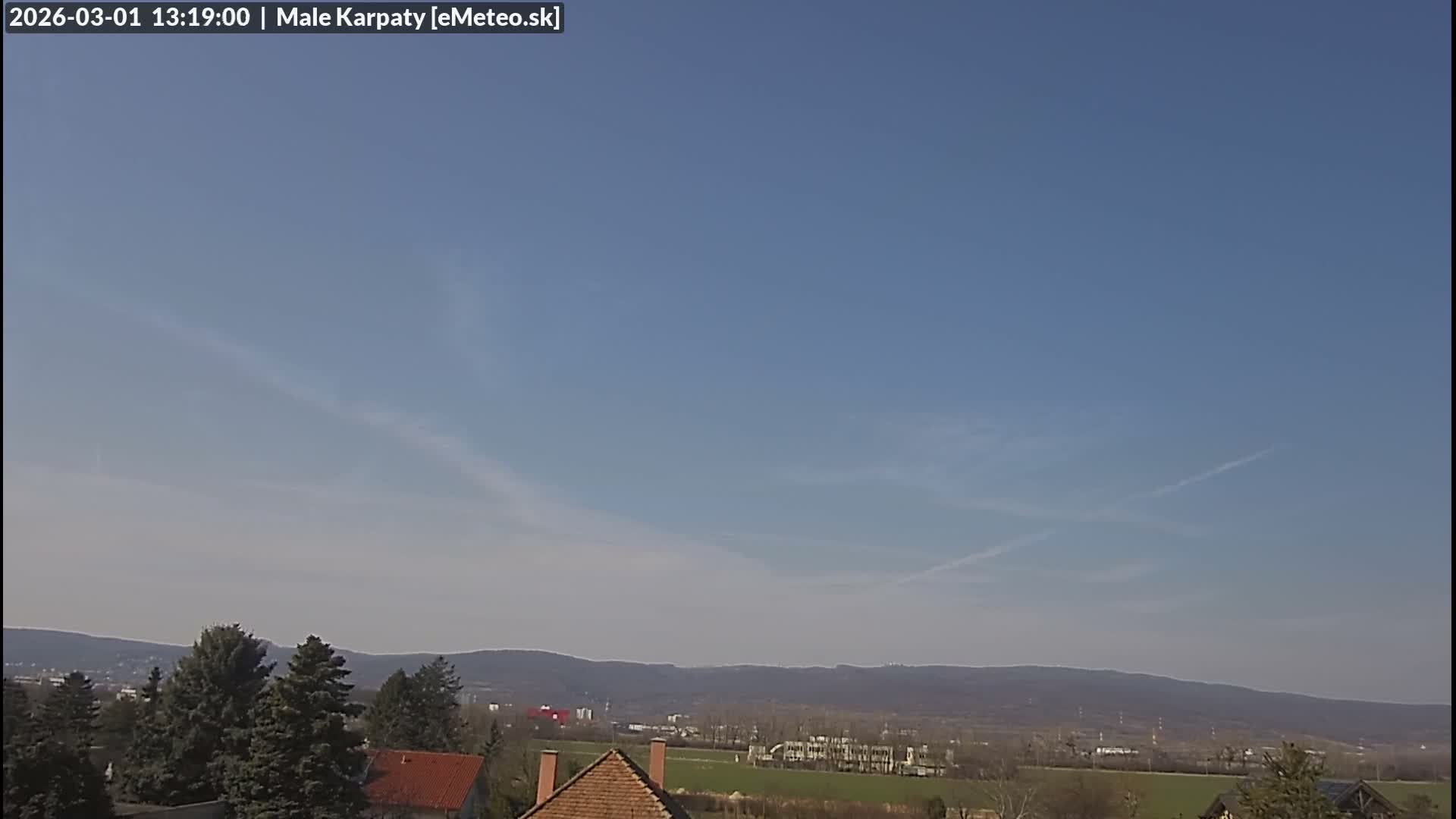 Bratislava , Little Carpathians (Malé Karpaty) View from Vajnory Live Cam -  Vajnory, Bratislava III, Bratislava, Slovakia