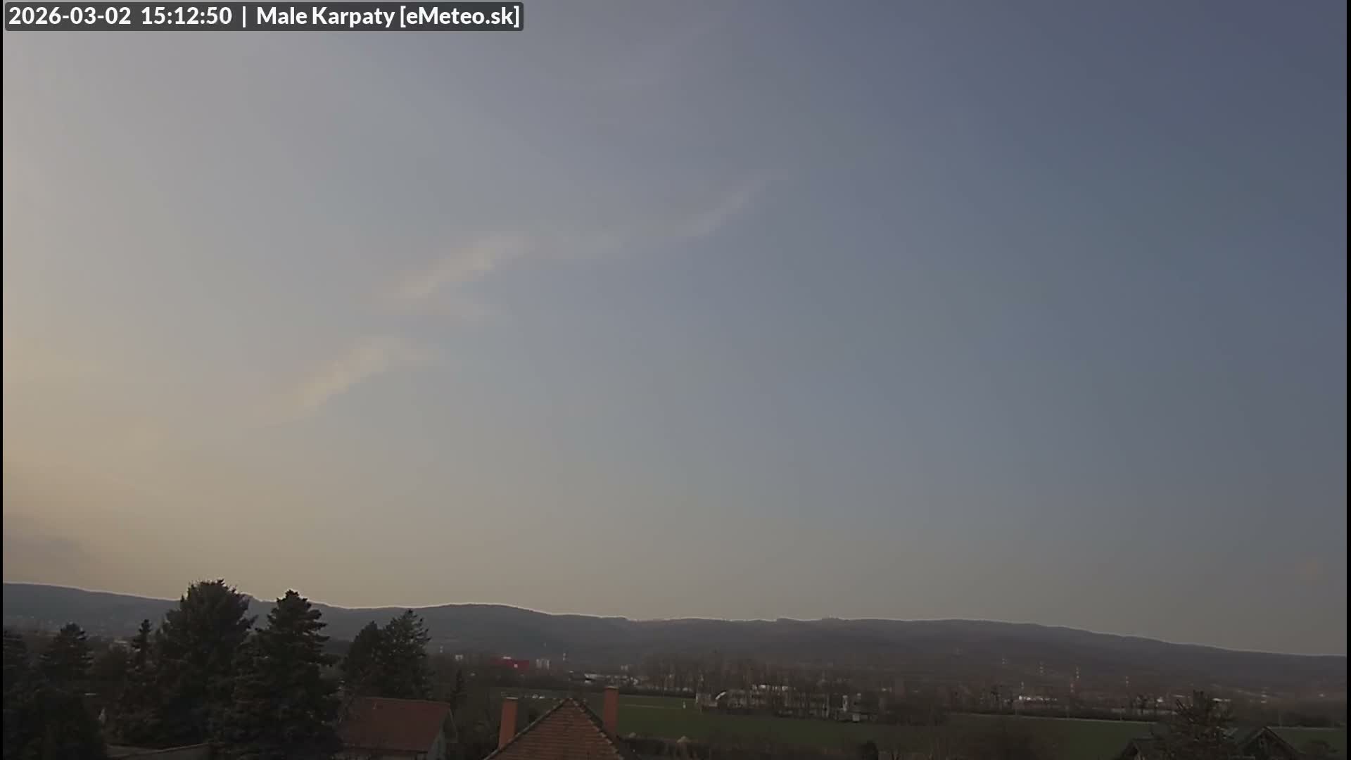 Bratislava , Little Carpathians (Malé Karpaty) View from Vajnory Live Cam -  Vajnory, Bratislava III, Bratislava, Slovakia