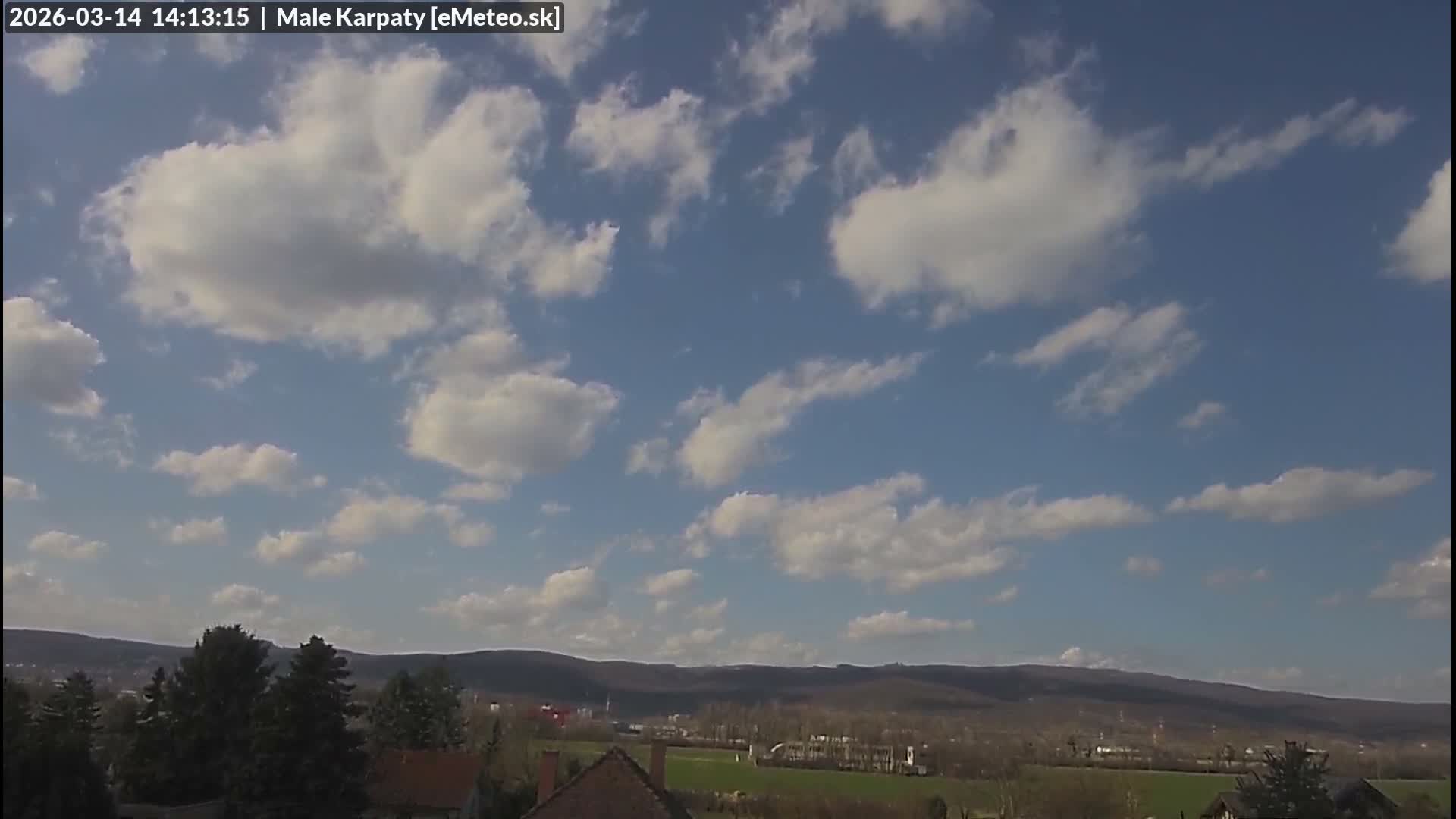 Bratislava , Little Carpathians (Malé Karpaty) View from Vajnory Live Cam -  Vajnory, Bratislava III, Bratislava, Slovakia