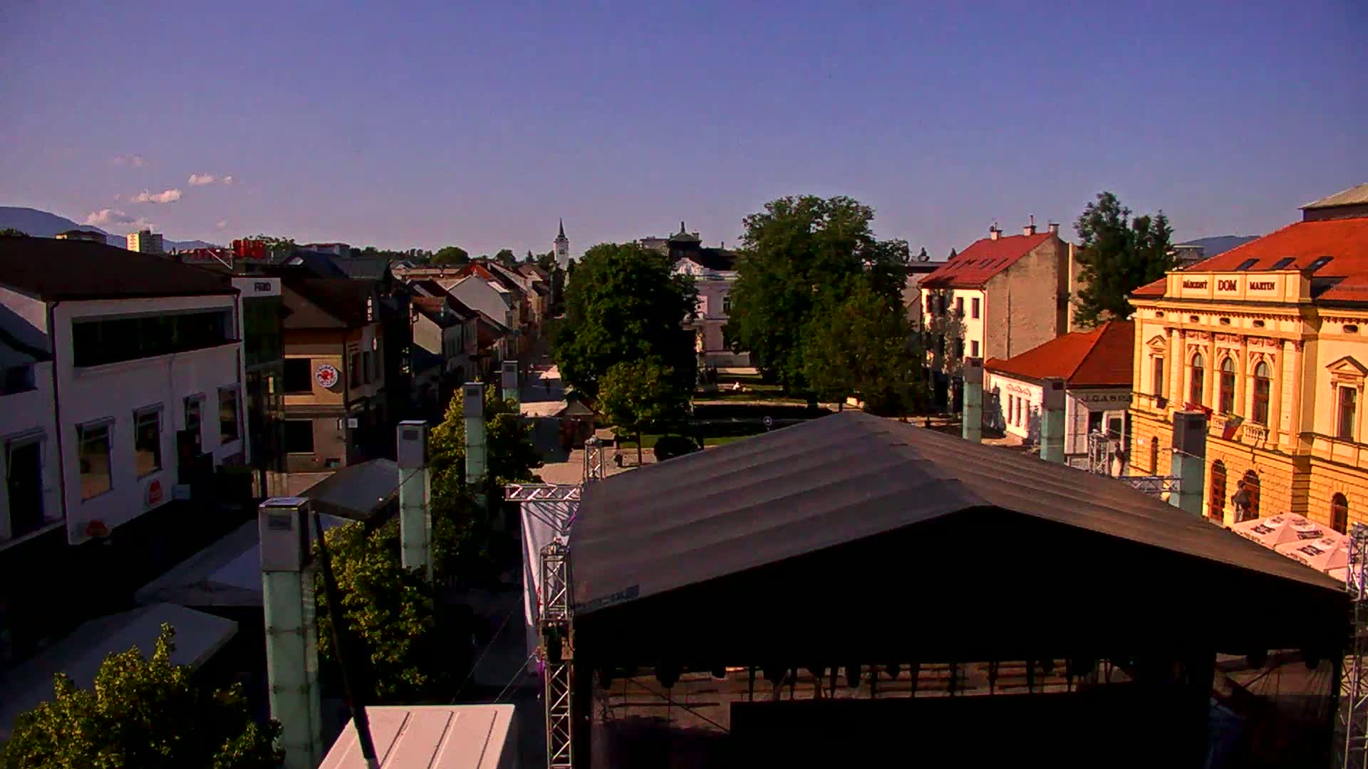  Martin City Center & Malú Fatra National Mountain Range Park Live Cam - Martin, Okres Martin, Zilina, Slovakia