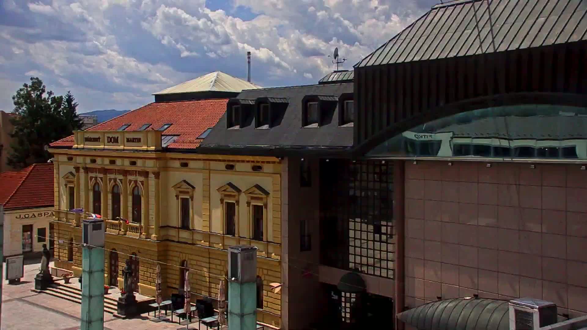  Martin City Center & Malú Fatra National Mountain Range Park Live Cam - Martin, Okres Martin, Zilina, Slovakia