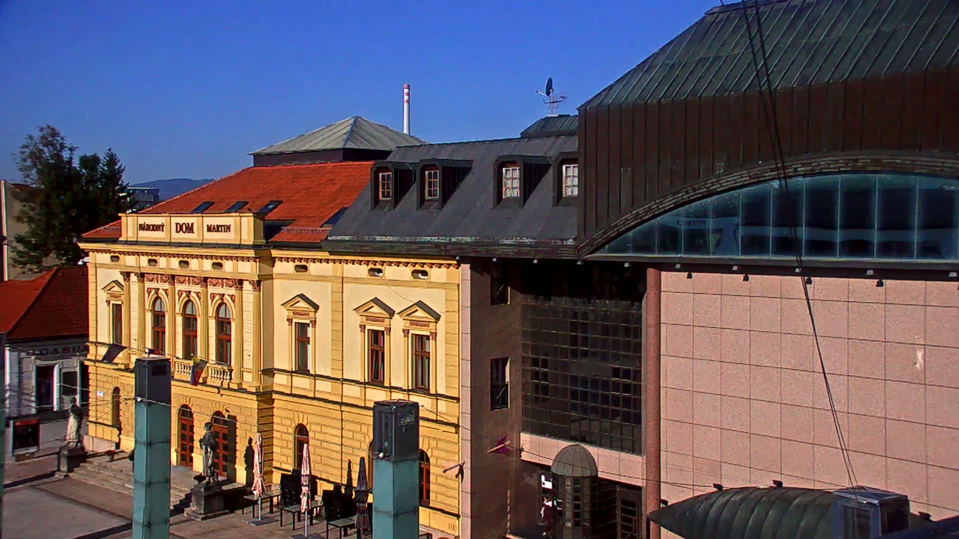  Martin City Center & Malú Fatra National Mountain Range Park Live Cam - Martin, Okres Martin, Zilina, Slovakia