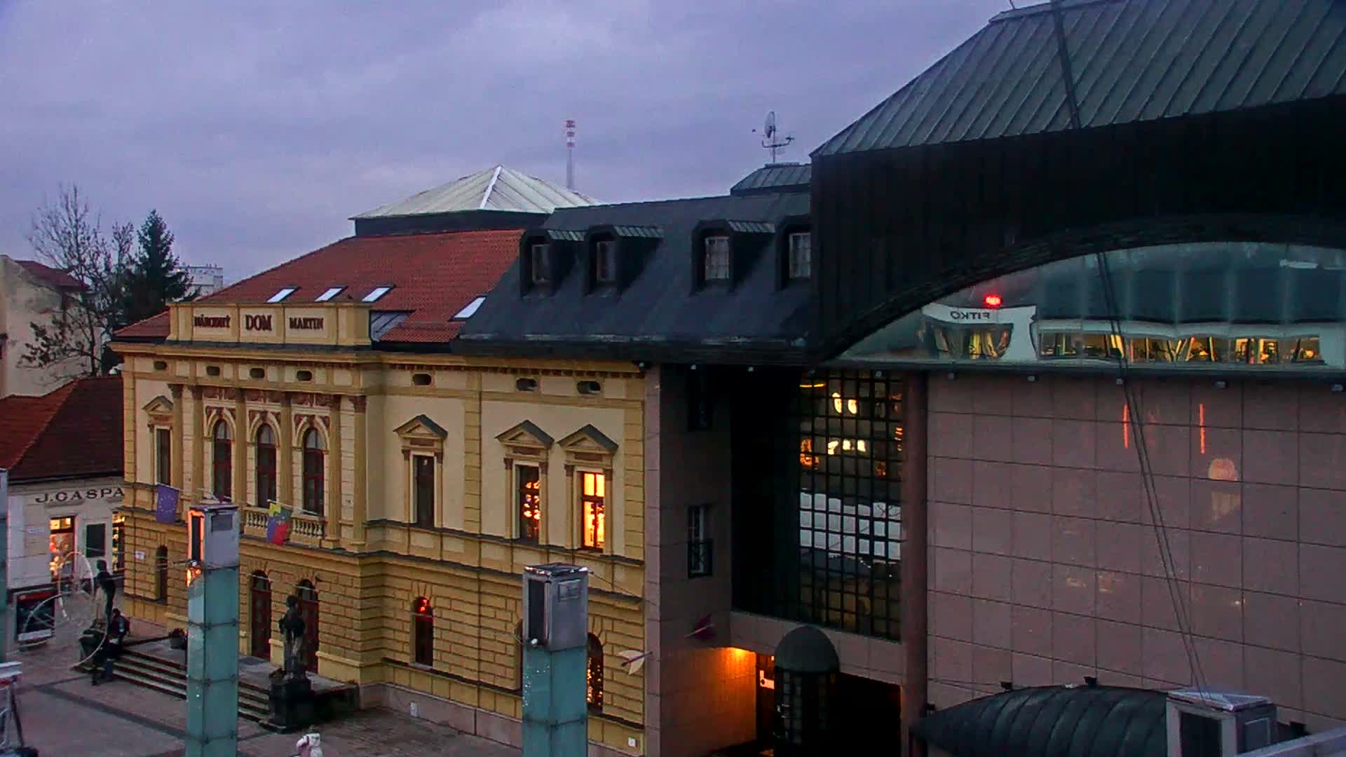 Martin City Center & Malú Fatra National Mountain Range Park Live Cam - Martin, Okres Martin, Zilina, Slovakia
