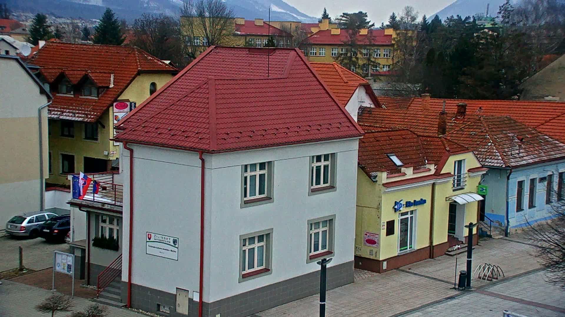 Martin City Center & Malú Fatra National Mountain Range Park Live Cam - Martin, Okres Martin, Zilina, Slovakia